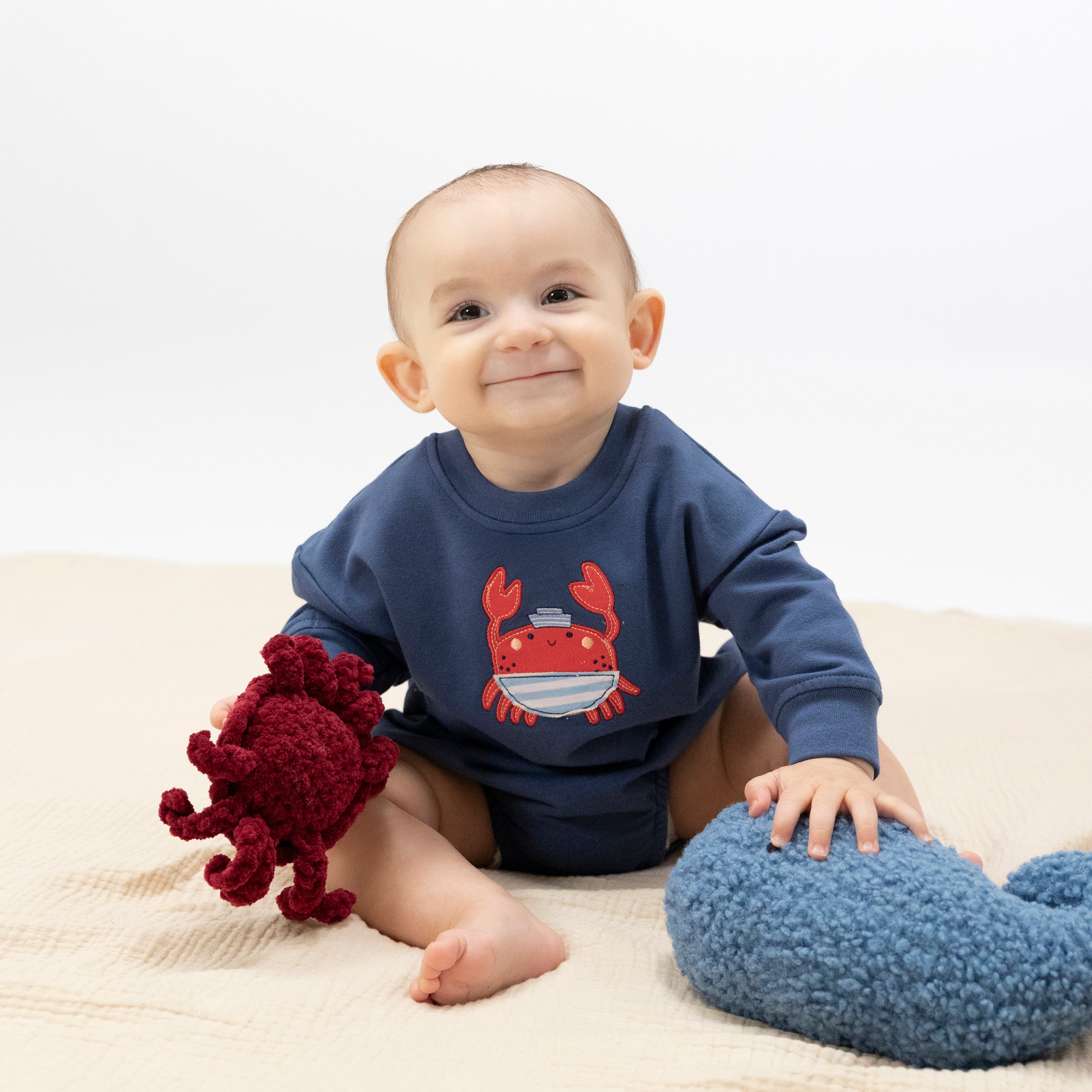 Sailor Sea Creatures Appliques - Sweatshirt Bubble-Angel Dear