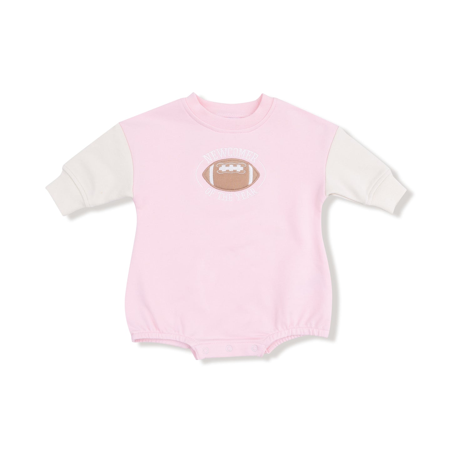 Sweatshirt Bubble Newcomer in our  Varsity - Pink print from Angel Dear