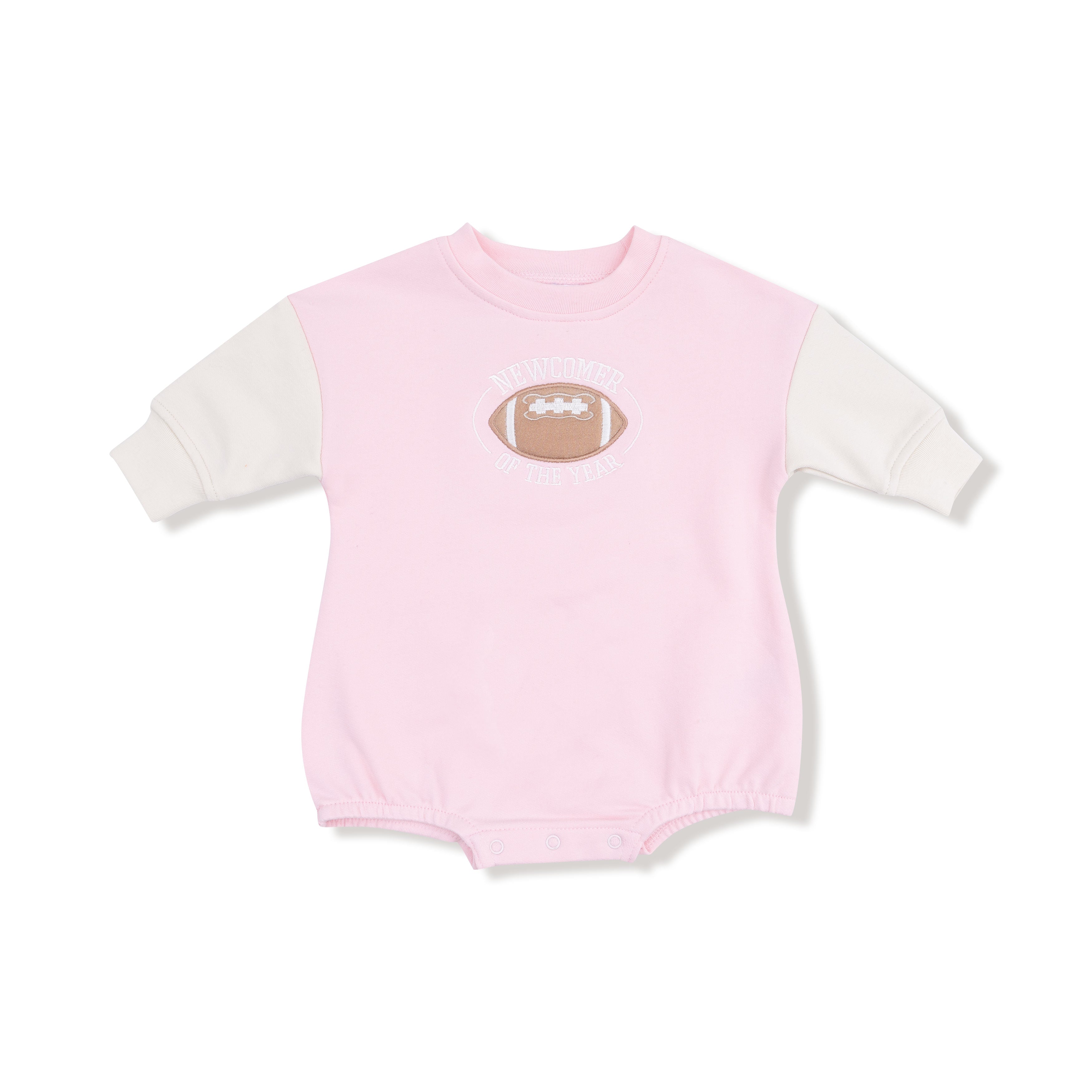 Sweatshirt Bubble Newcomer in our  Varsity - Pink print from Angel Dear