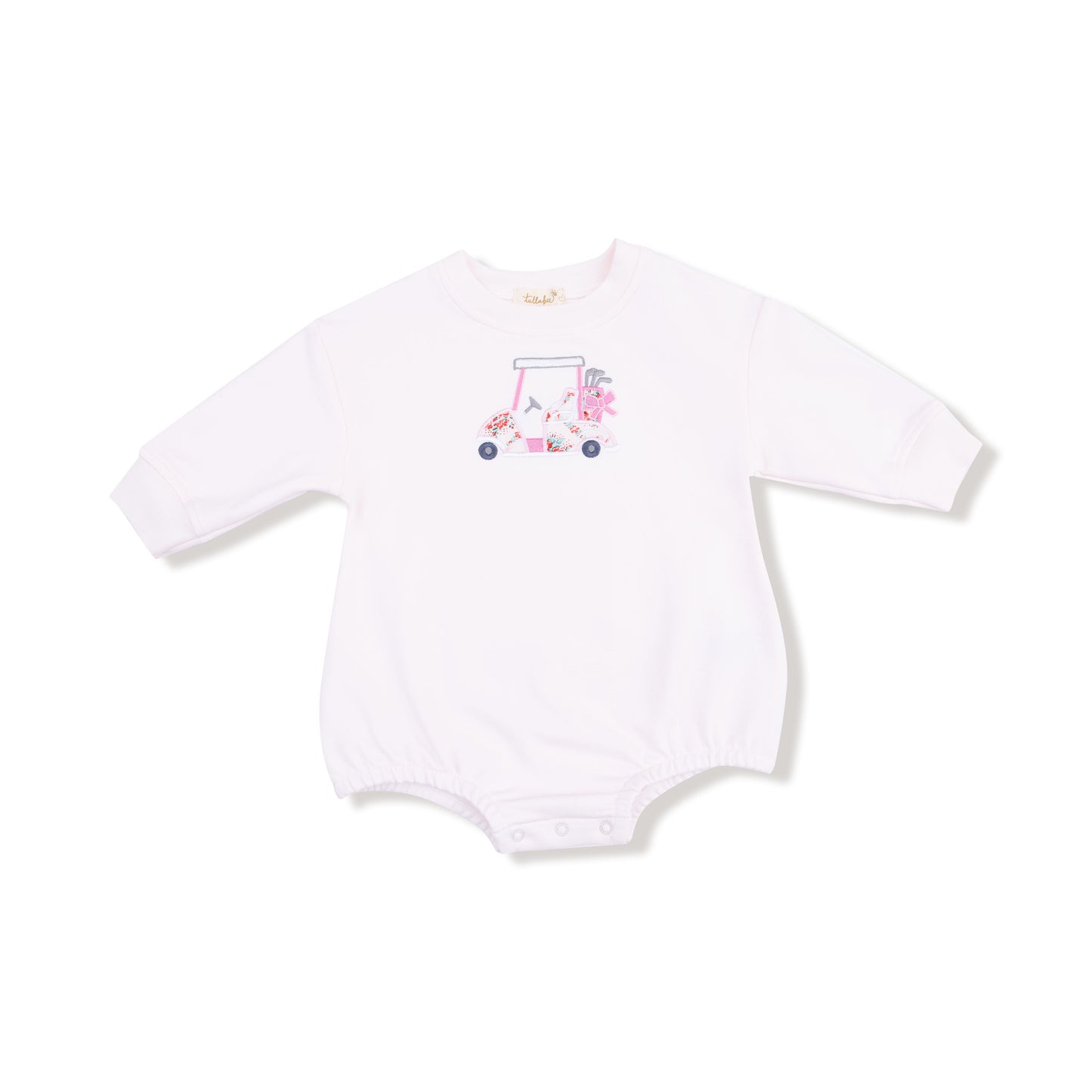 Pink Golf Sweatshirt Bubble in our  Golf print from Angel Dear