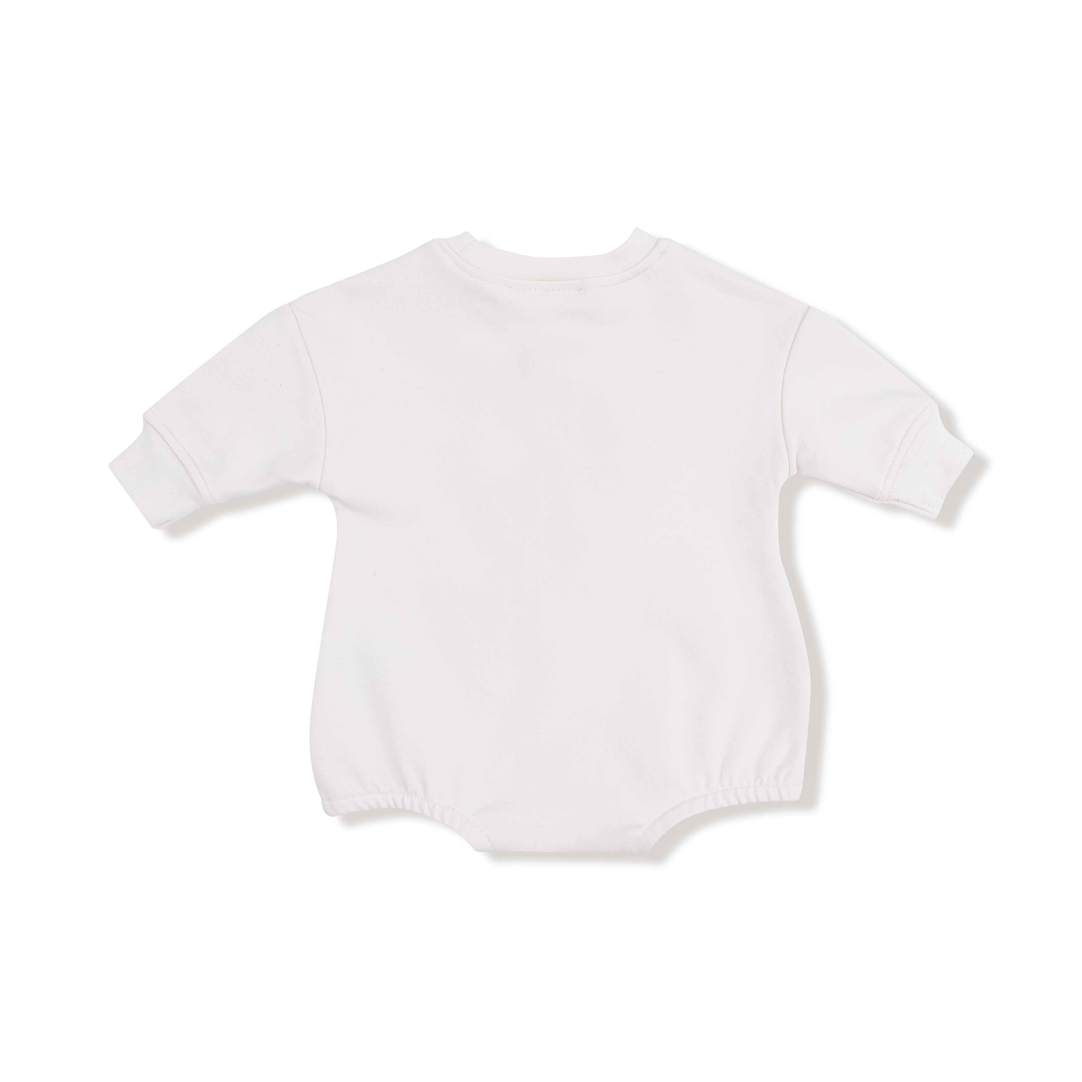 Sweatshirt Bubble with # 1 Patch in our  Varsity - Pink print from Angel Dear