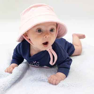 French Terry Bucket Hat - Pink