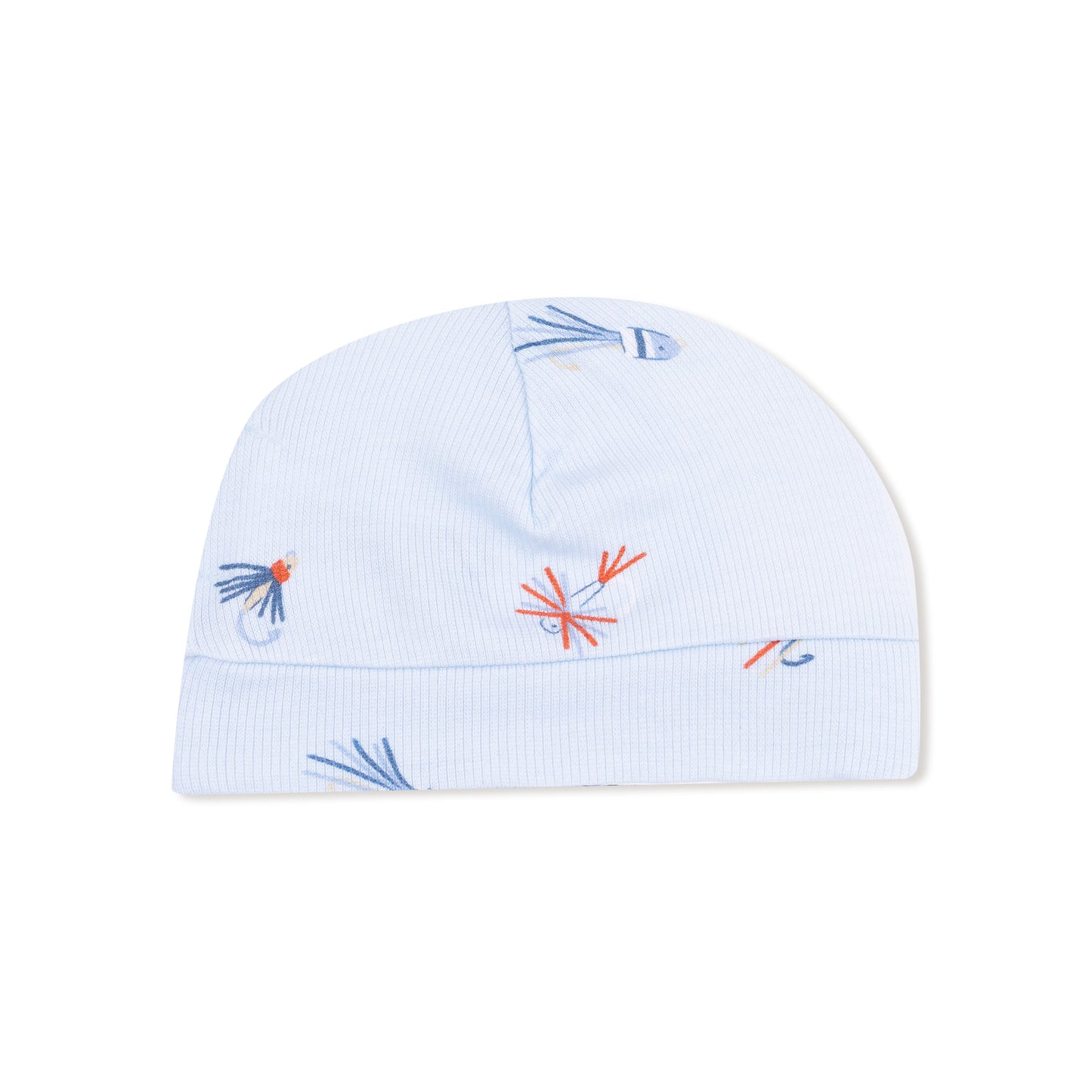 Beanie Hat in our  Fly Fishing Lures print from Angel Dear