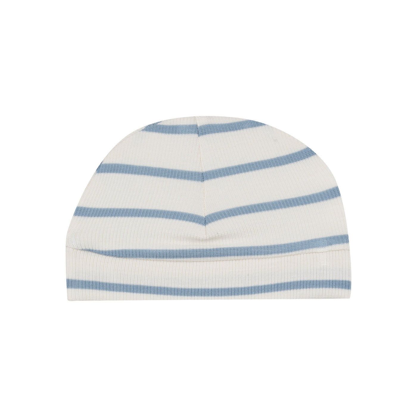 Beanie Hat - Modal Rib Stripe - Glacier Lake-Angel Dear