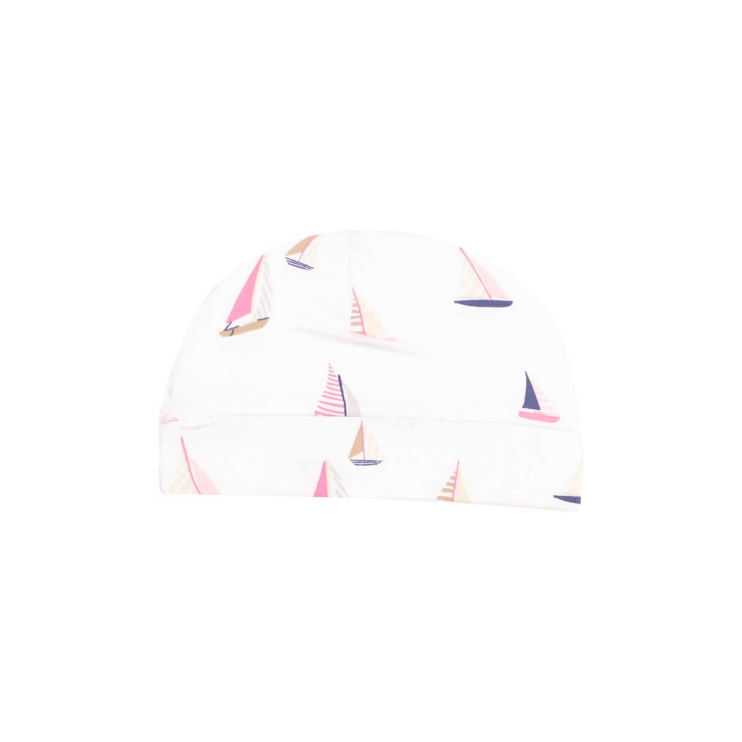 Beanie Hat - Sailboats Pink-Angel Dear