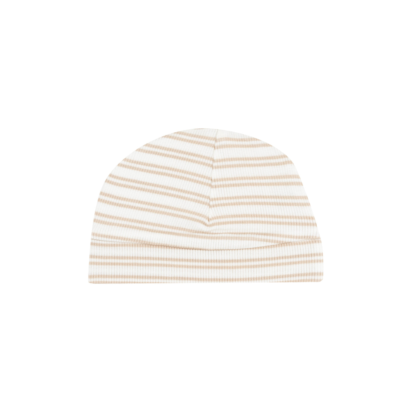 Beanie Hat - Stripe Oxford Tan