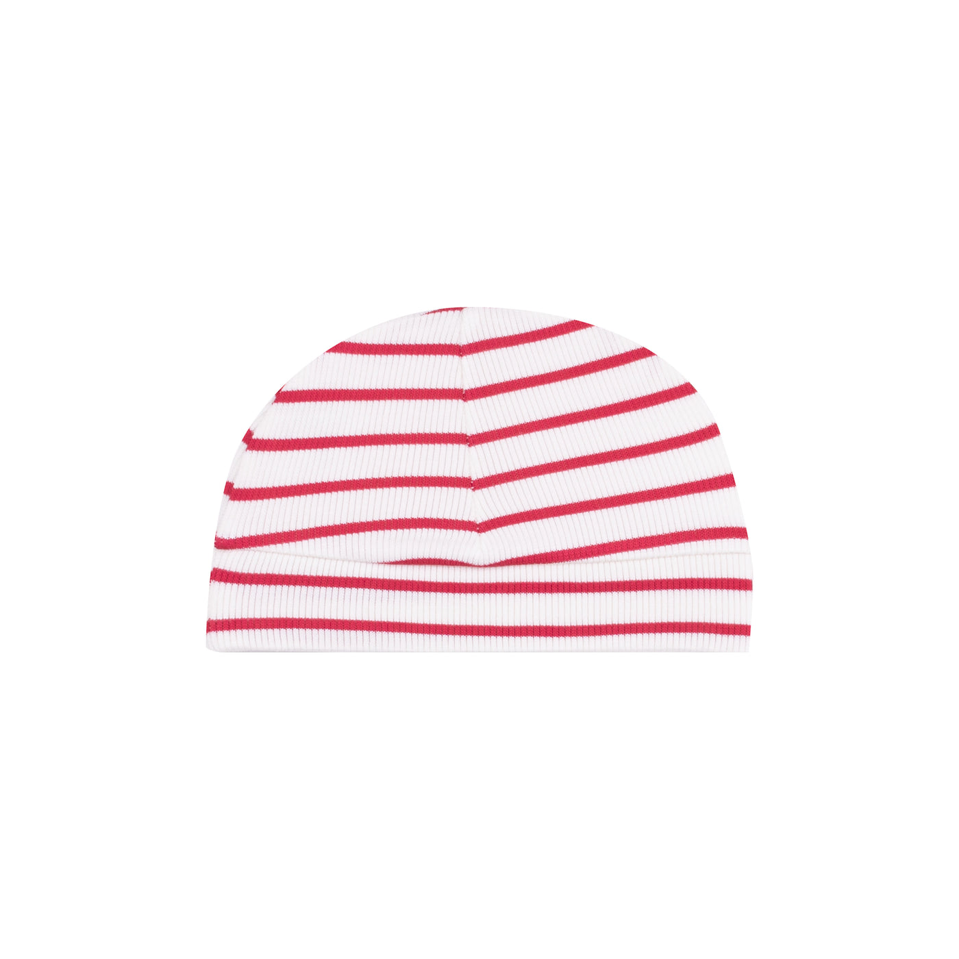 Beanie Hat - Stripe Vintage Red