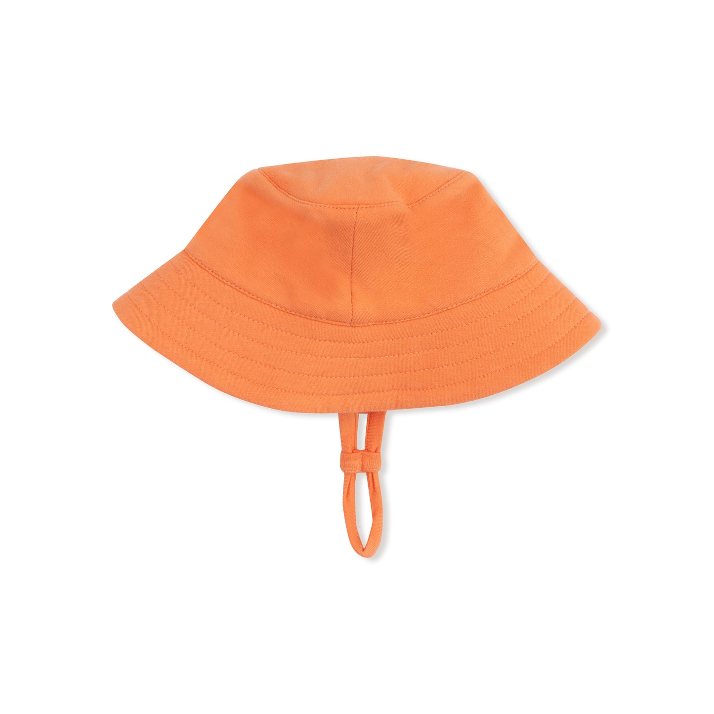 Bucket Hat in our  Varsity - Orange print from Angel Dear