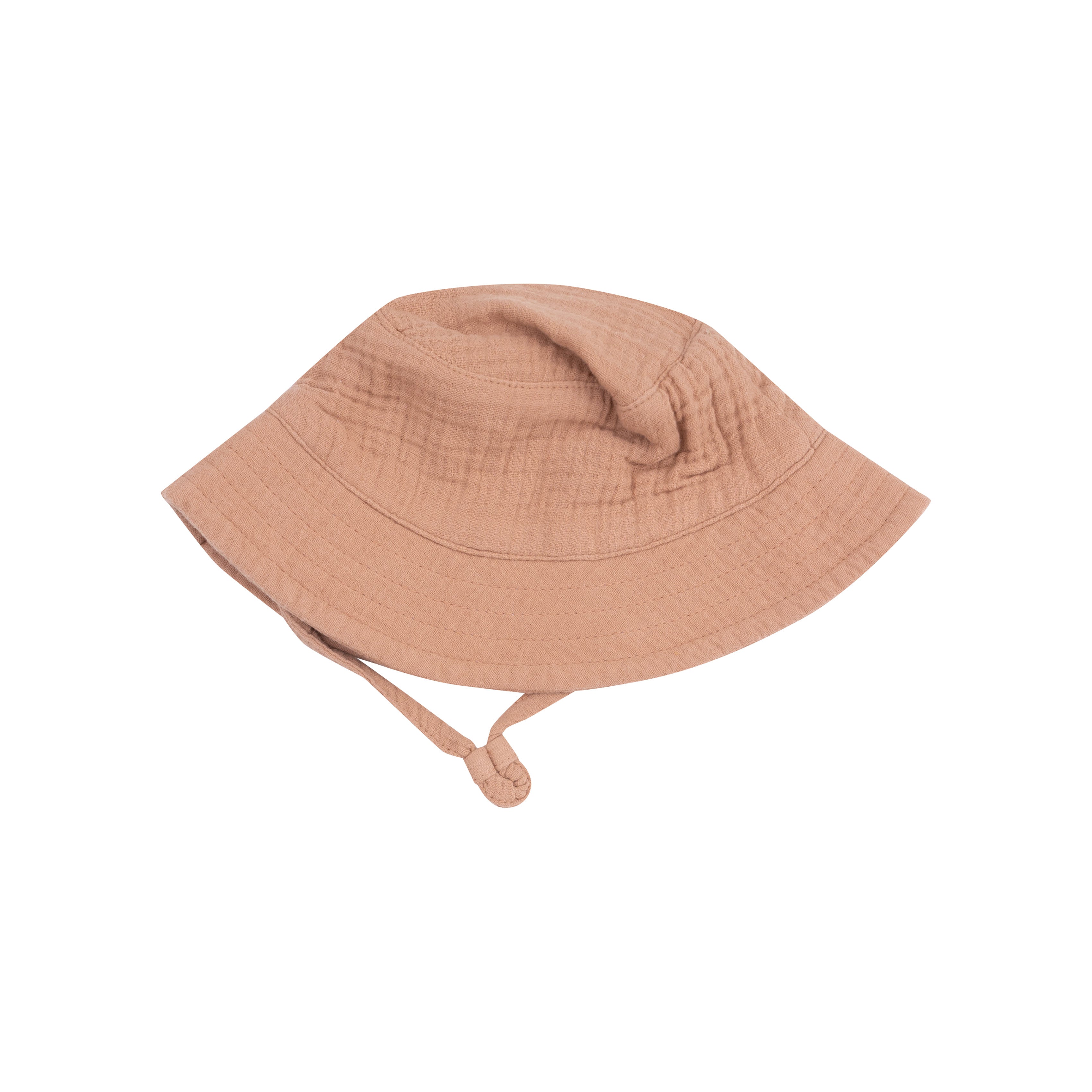 Bucket Hat - Solid Muslin Camel-Angel Dear