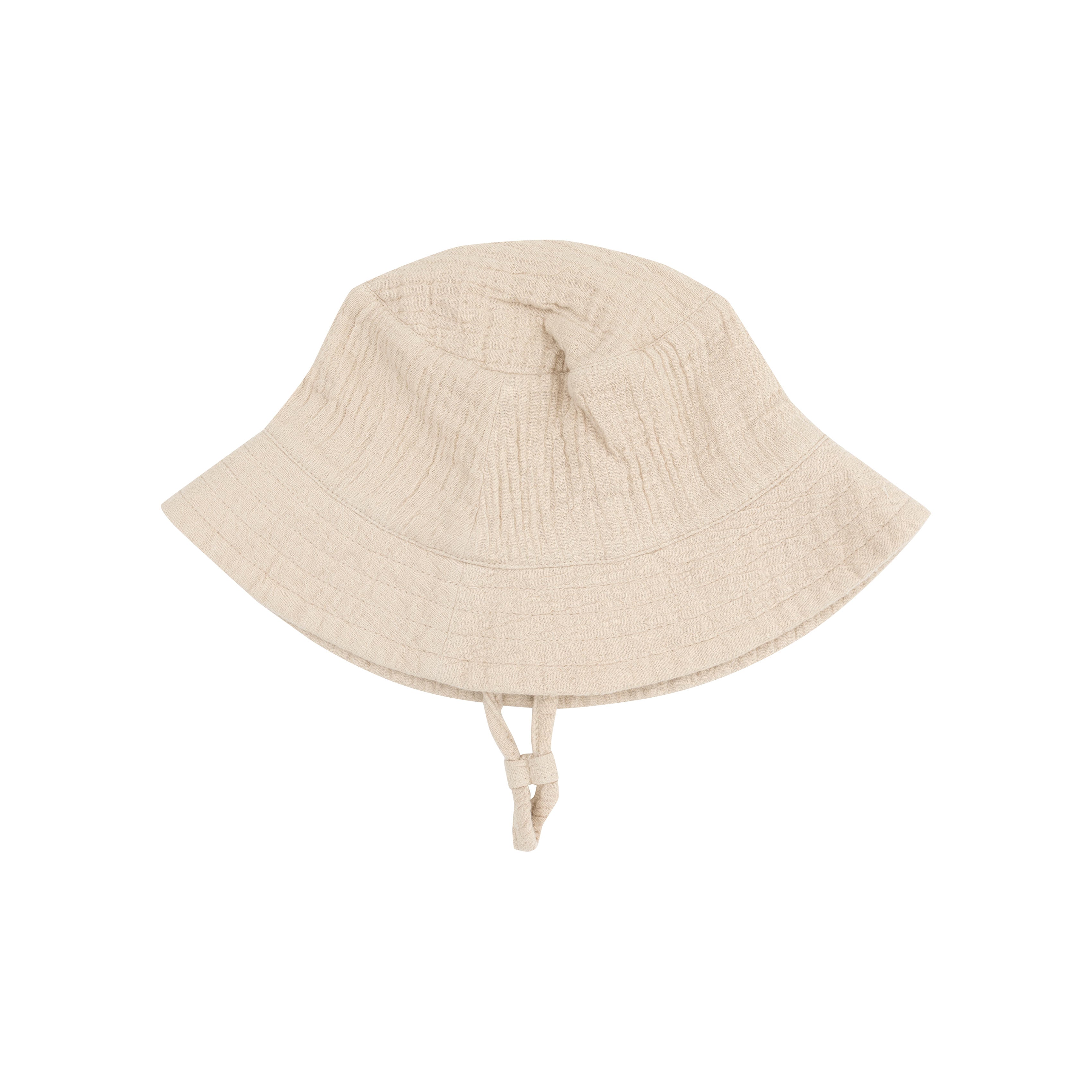 Bucket Hat - Solid Muslin Oxford Tan-Angel Dear