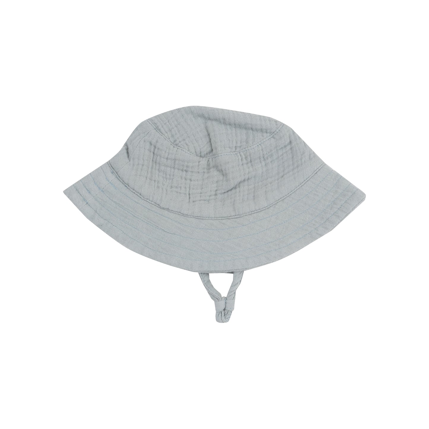 Bucket Hat - Solid Muslin Slate Gray-Angel Dear