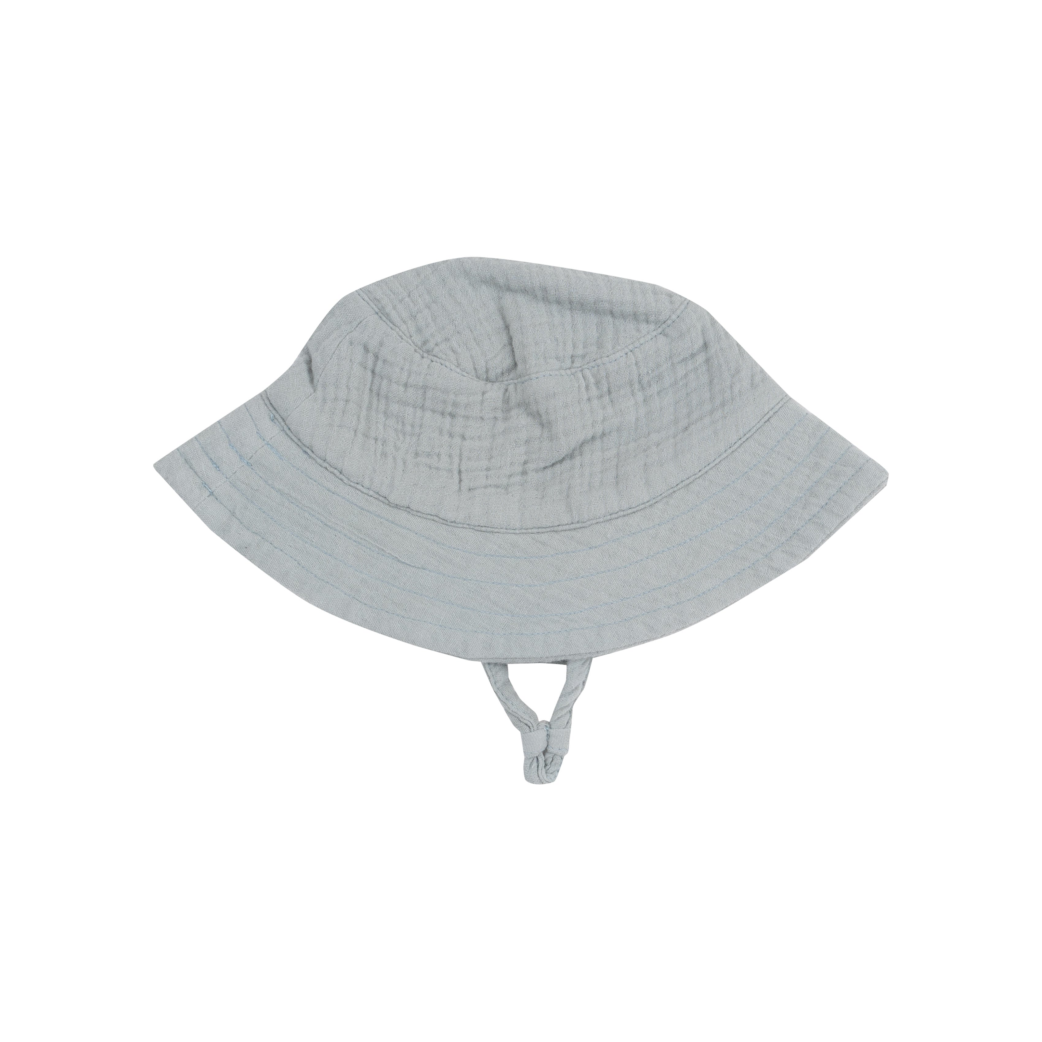 Bucket Hat - Solid Muslin Slate Gray-Angel Dear