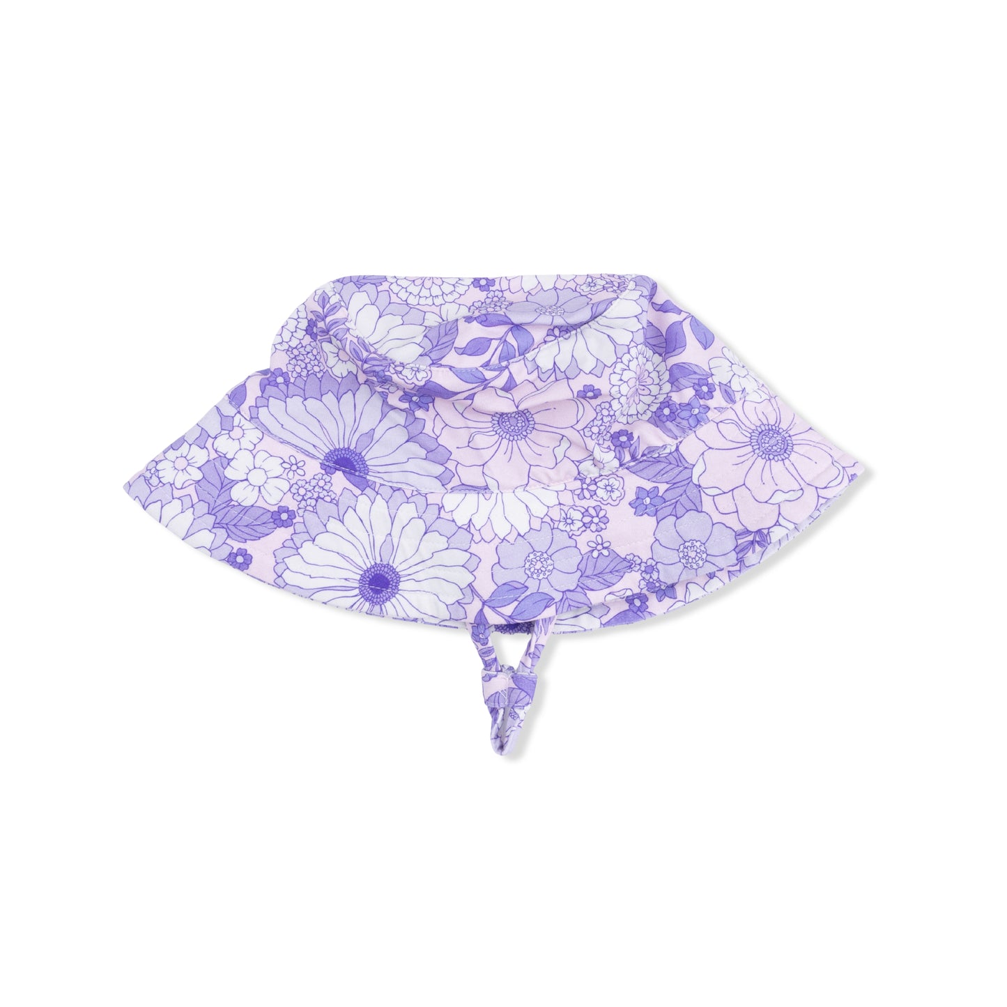 Lacy Lavender Floral - Bucket Hat-Angel Dear