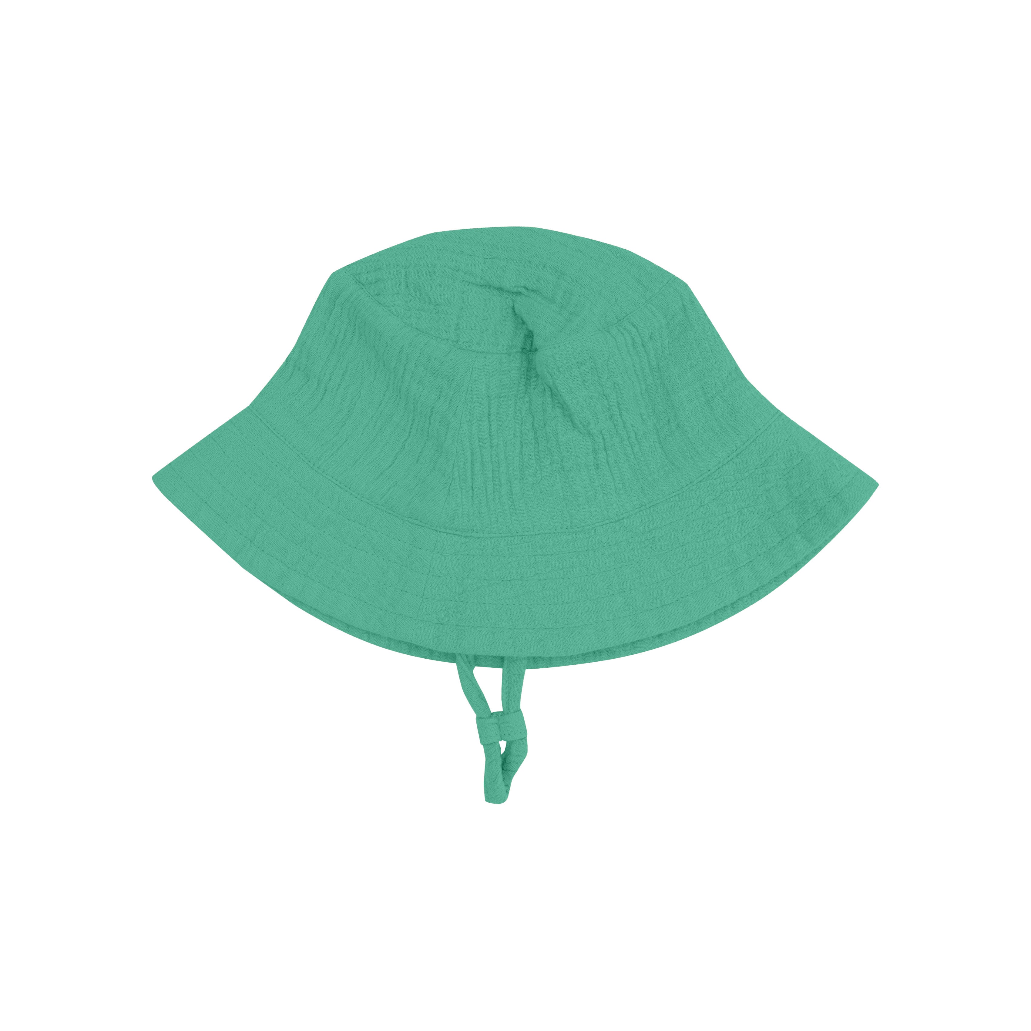 Solid Muslin Ming Green - Bucket Hat-Angel Dear
