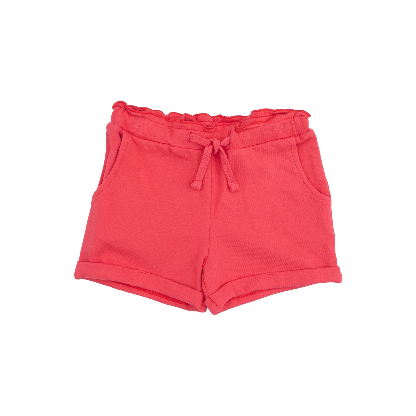 Paperbag Shorts - Red French Terry-Angel Dear