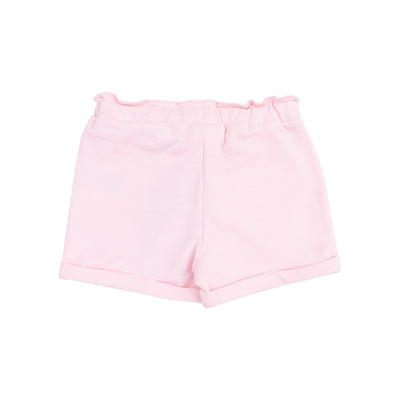 French Terry Paperbag Shorts - Pink