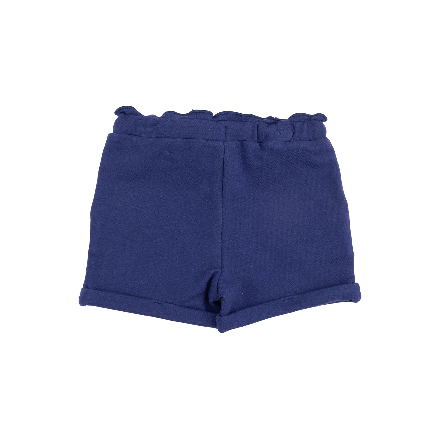 French Terry Paperbag Shorts - Navy-Angel Dear