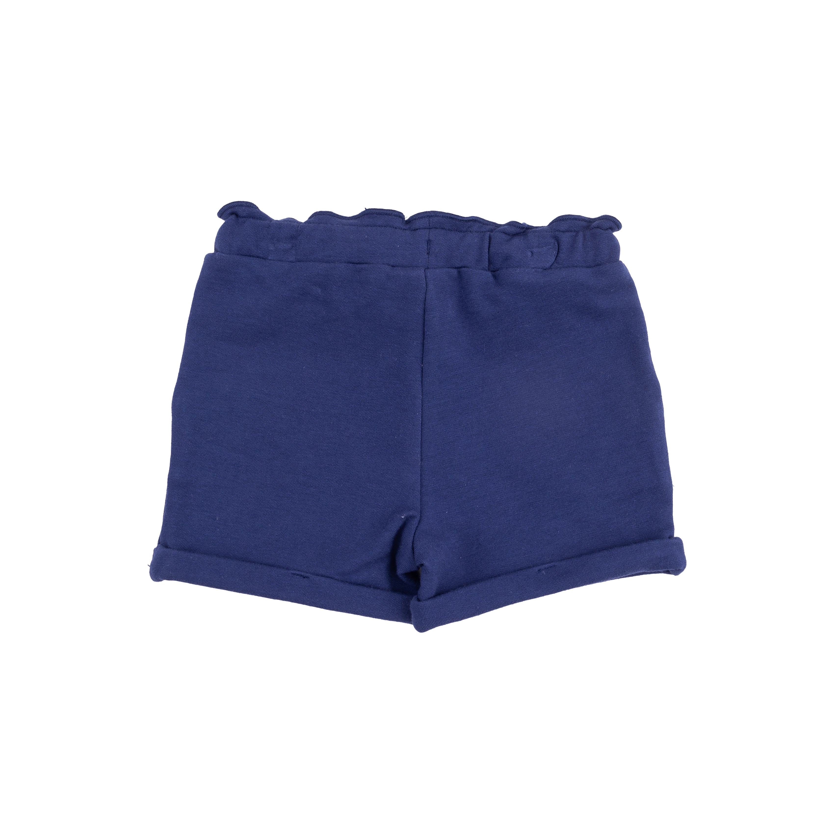 French Terry Paperbag Shorts - Navy-Angel Dear