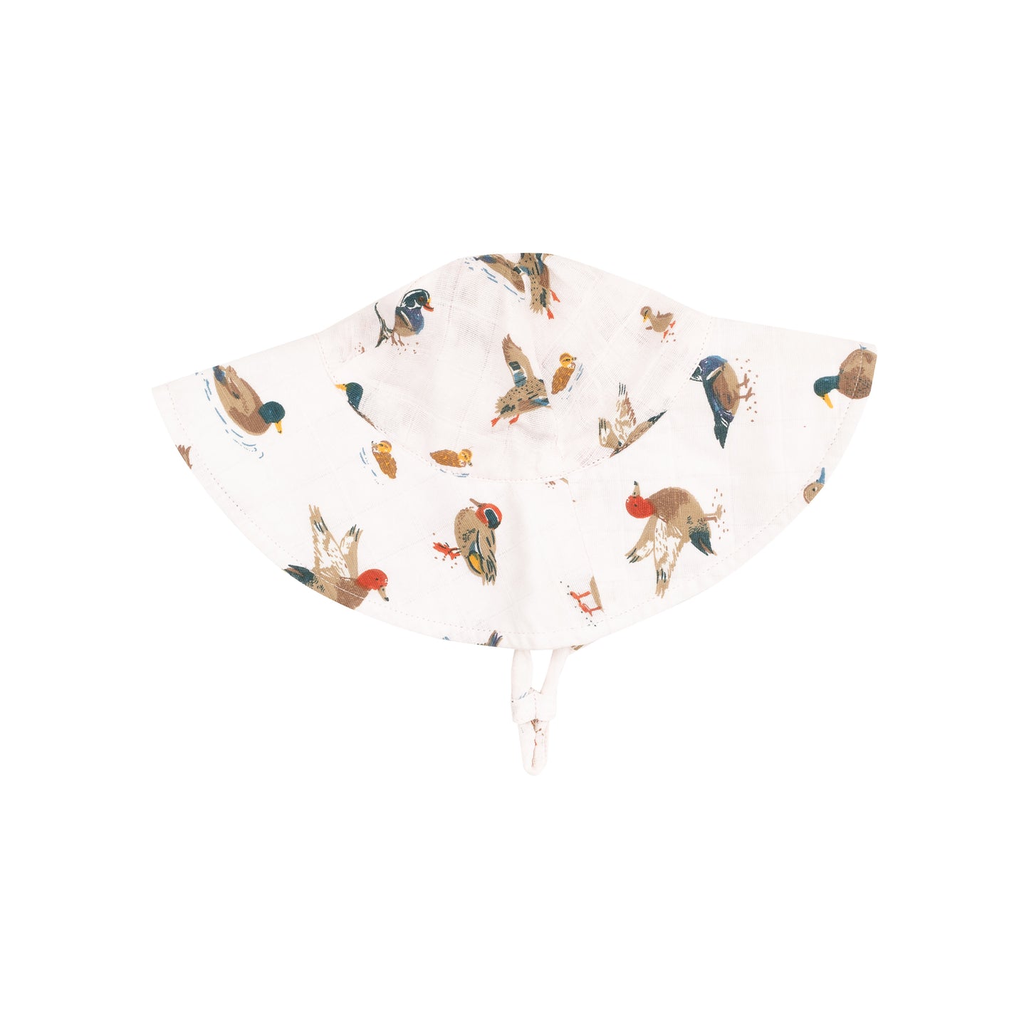 Wide Brim Sunhat - Ducks Pink-Angel Dear