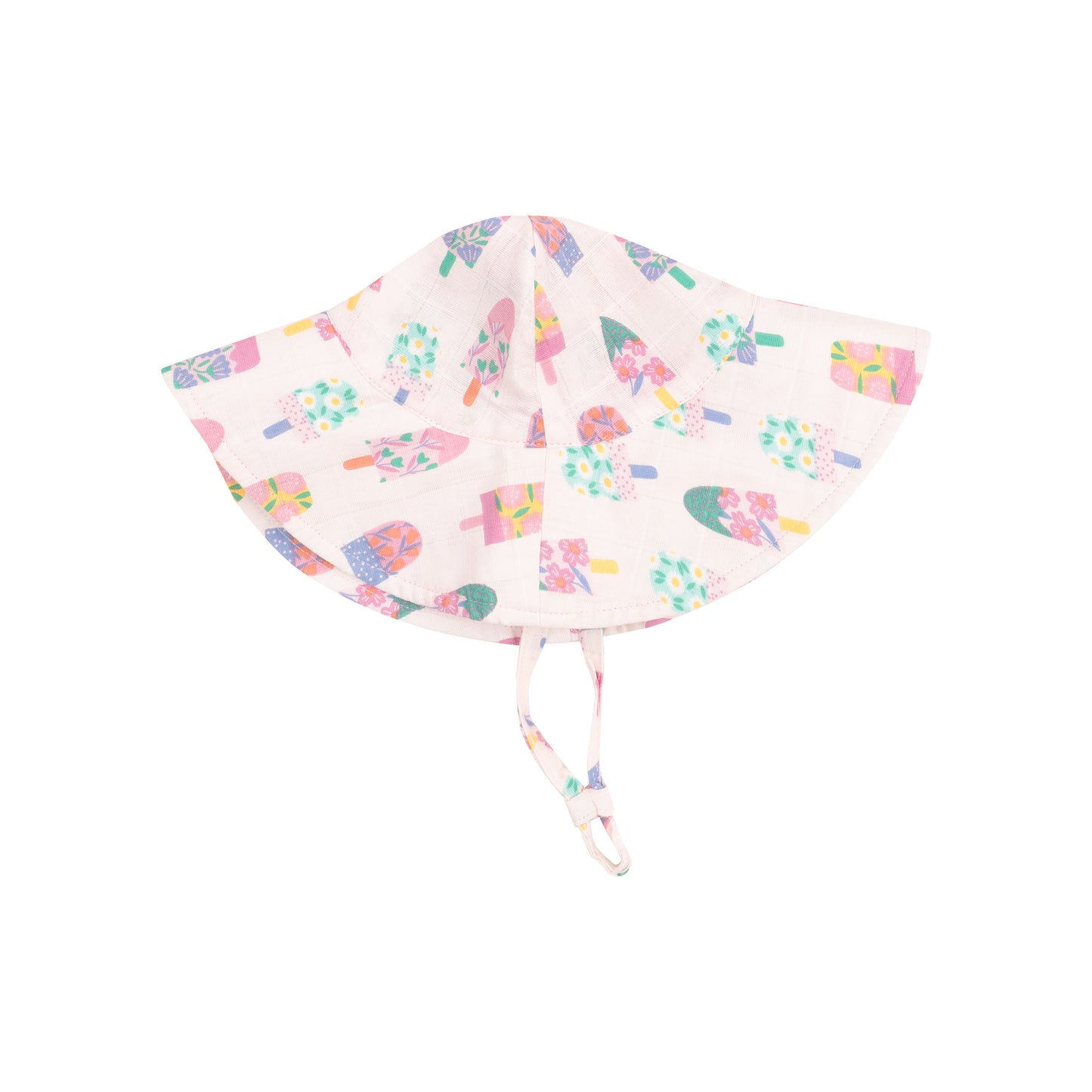 Wide Brim Sunhat - Floral Popsicles-Angel Dear