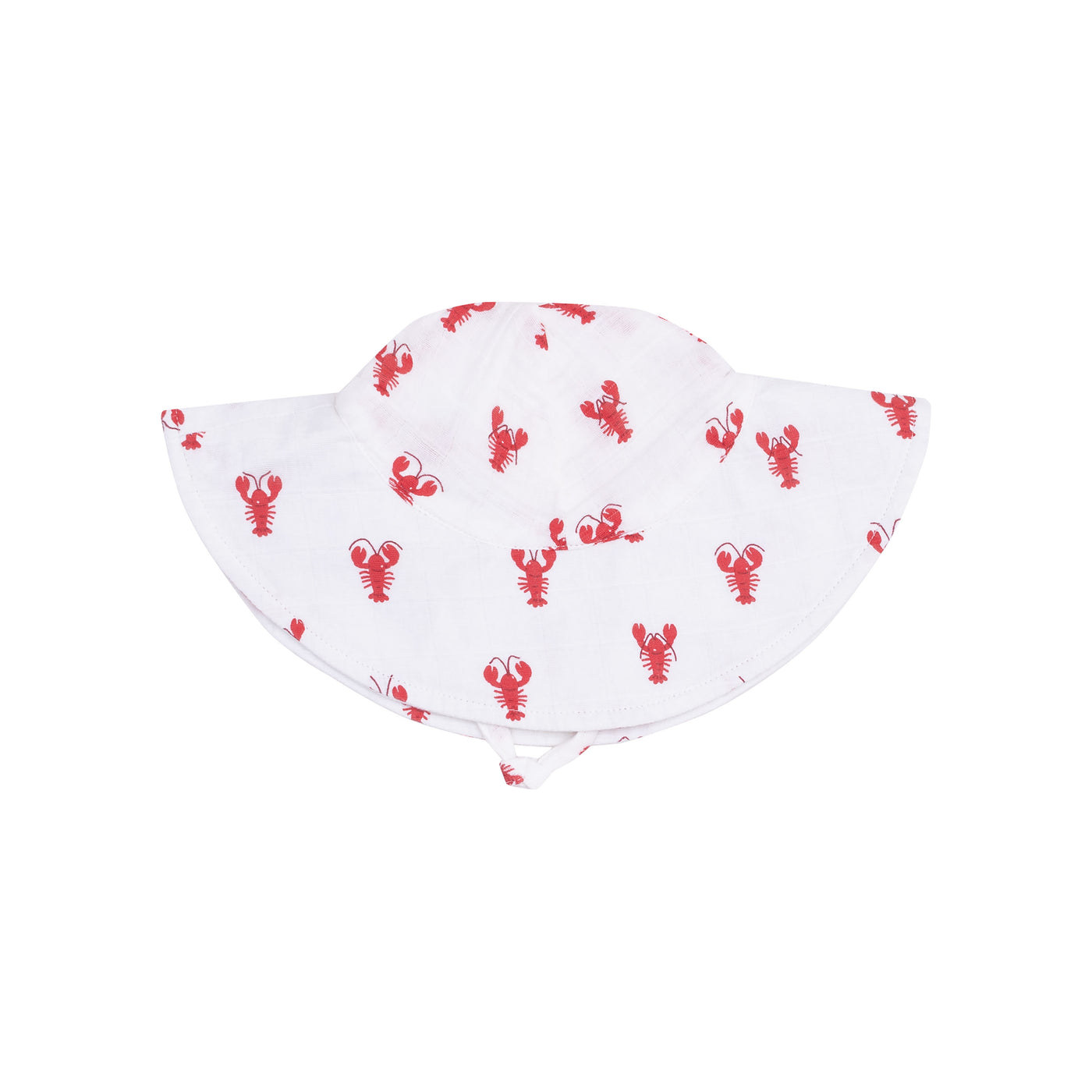 Wide Brim Sunhat - Lobster Muslin