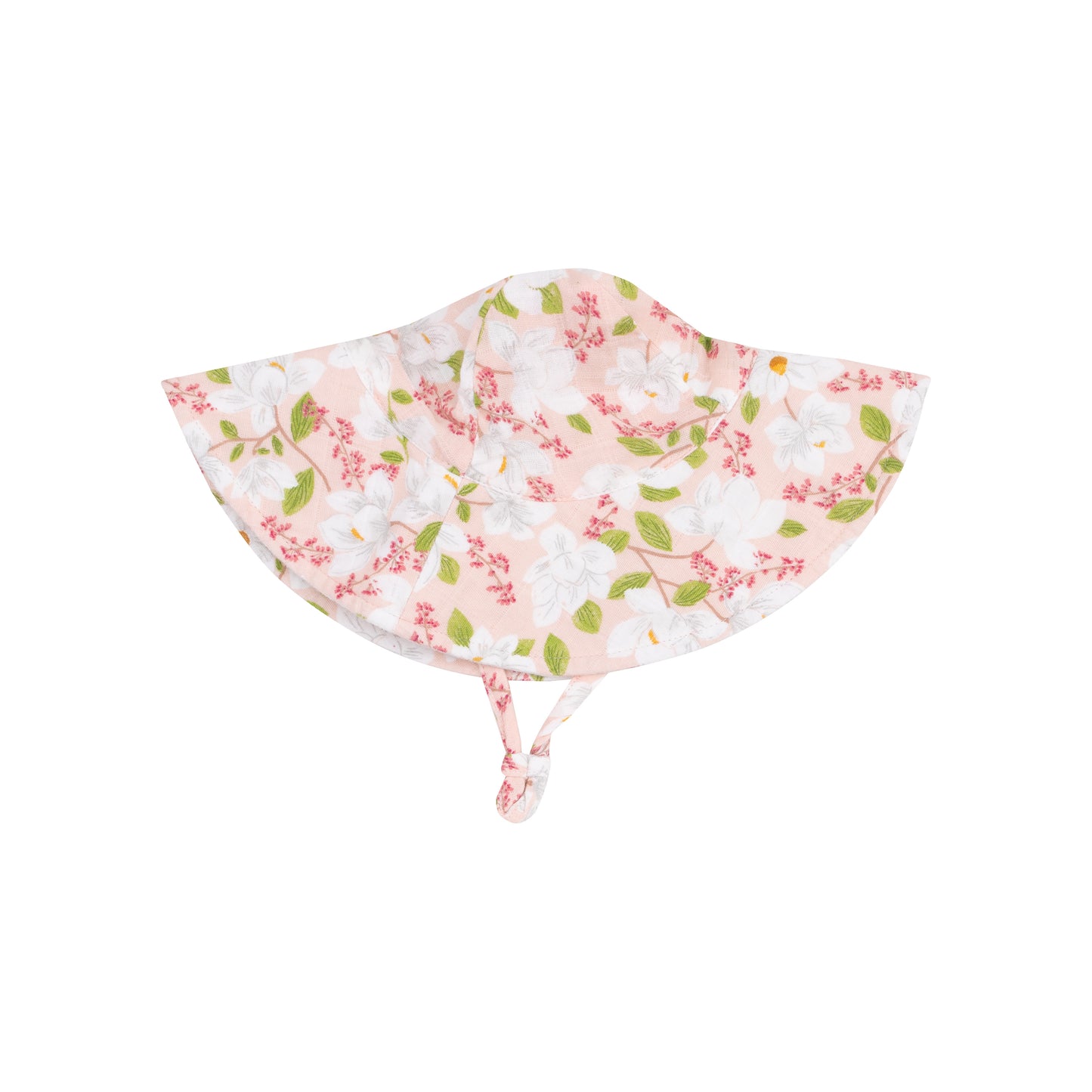 Wide Brim Sunhat - Magnolias-Angel Dear