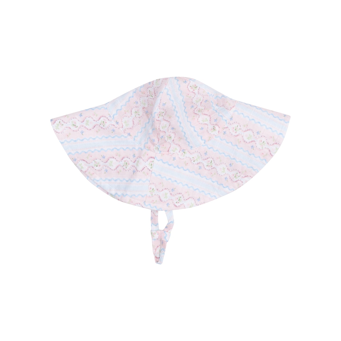 Wide Brim Sunhat - Ogee Floral-Angel Dear