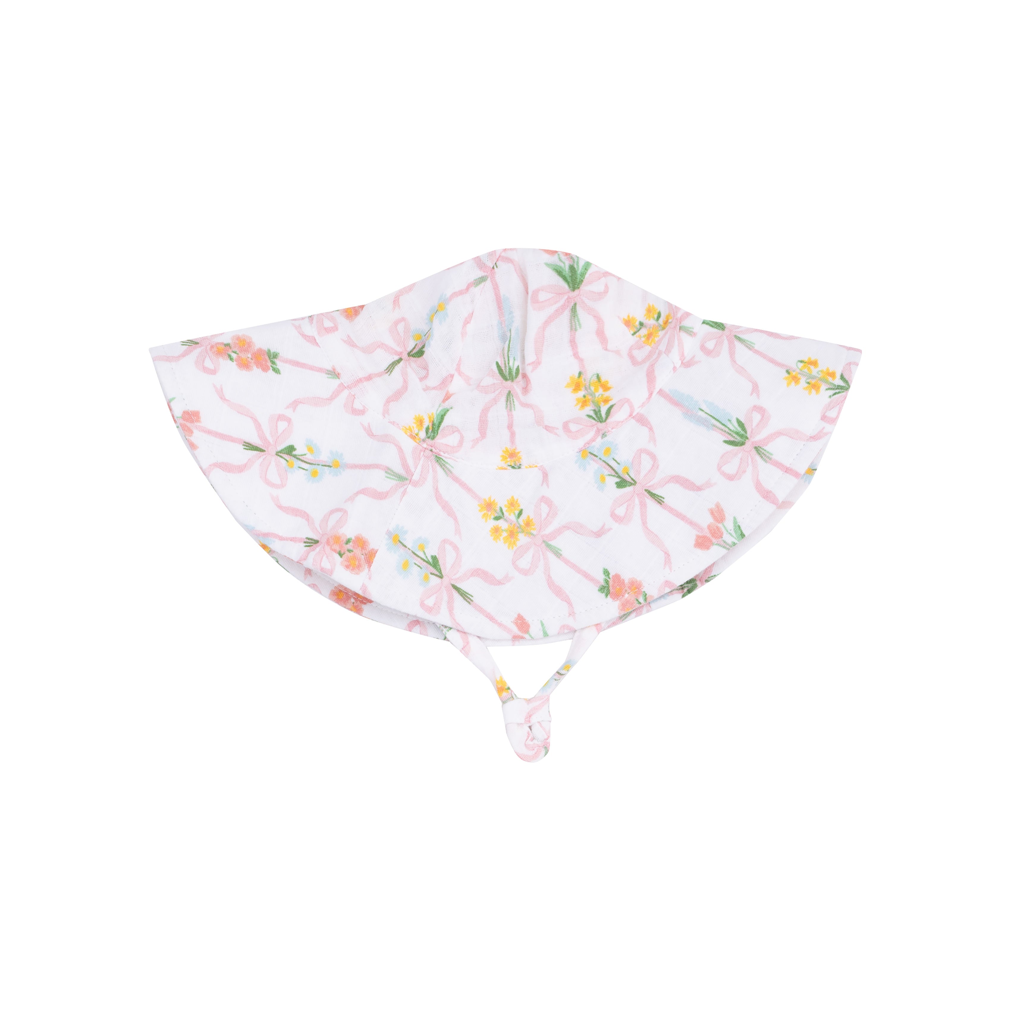 Wide Brim Sunhat - Ribbon Bouquets-Angel Dear