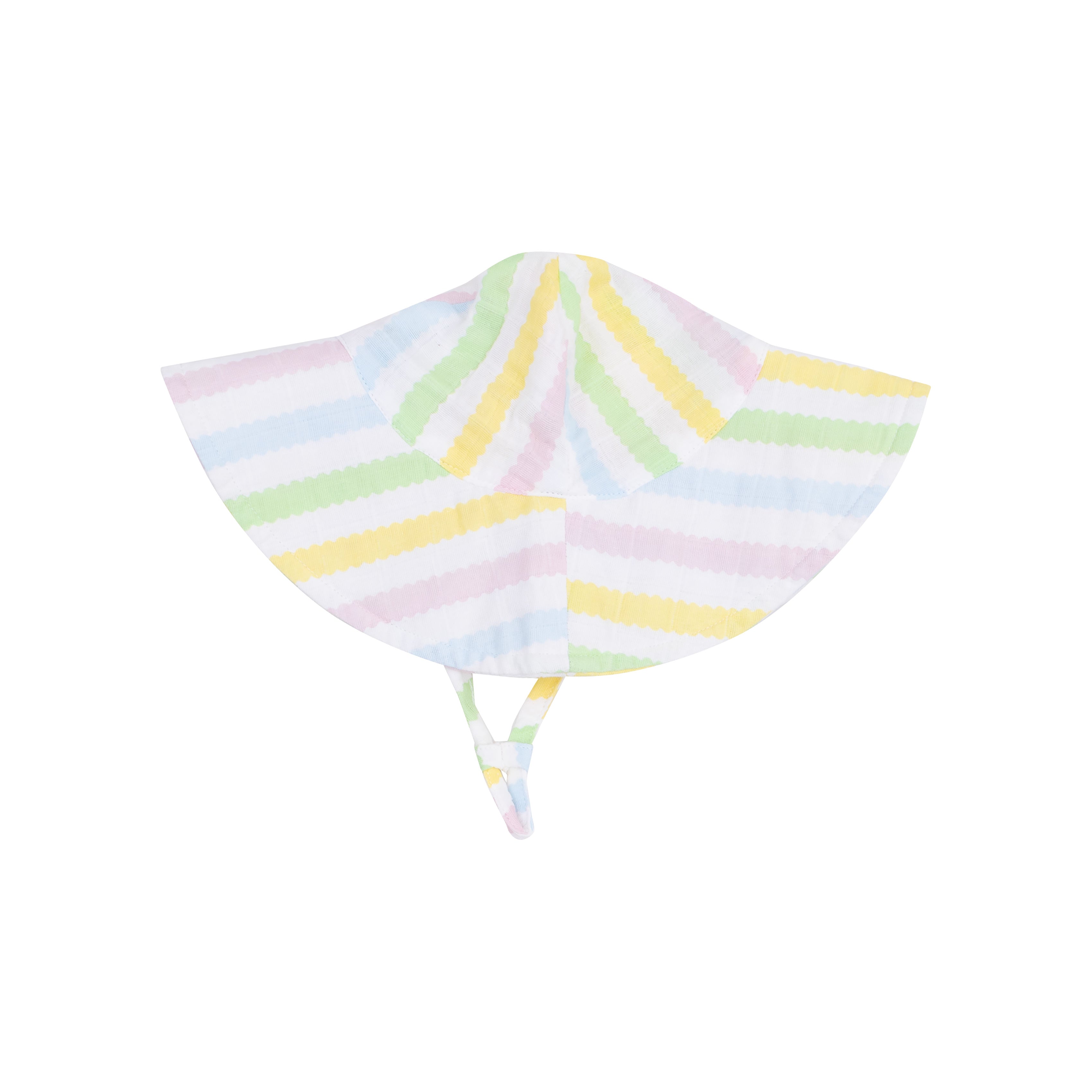 Wide Brim Sunhat - Ric Rac Stripe-Angel Dear