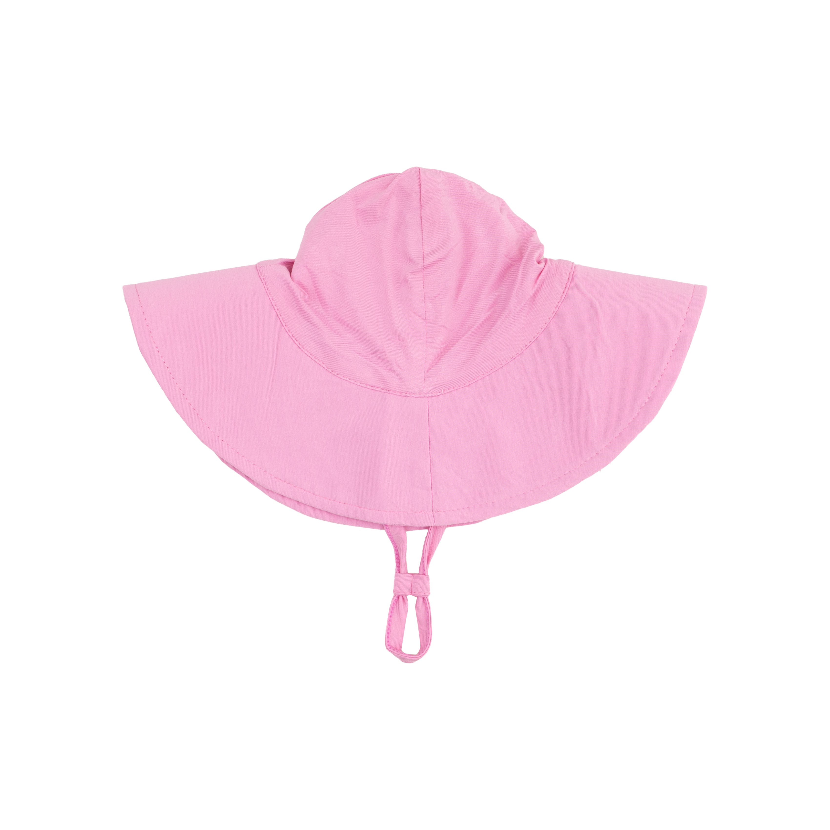 Wide Brim Sunhat - Solid Begonia Pink-Angel Dear