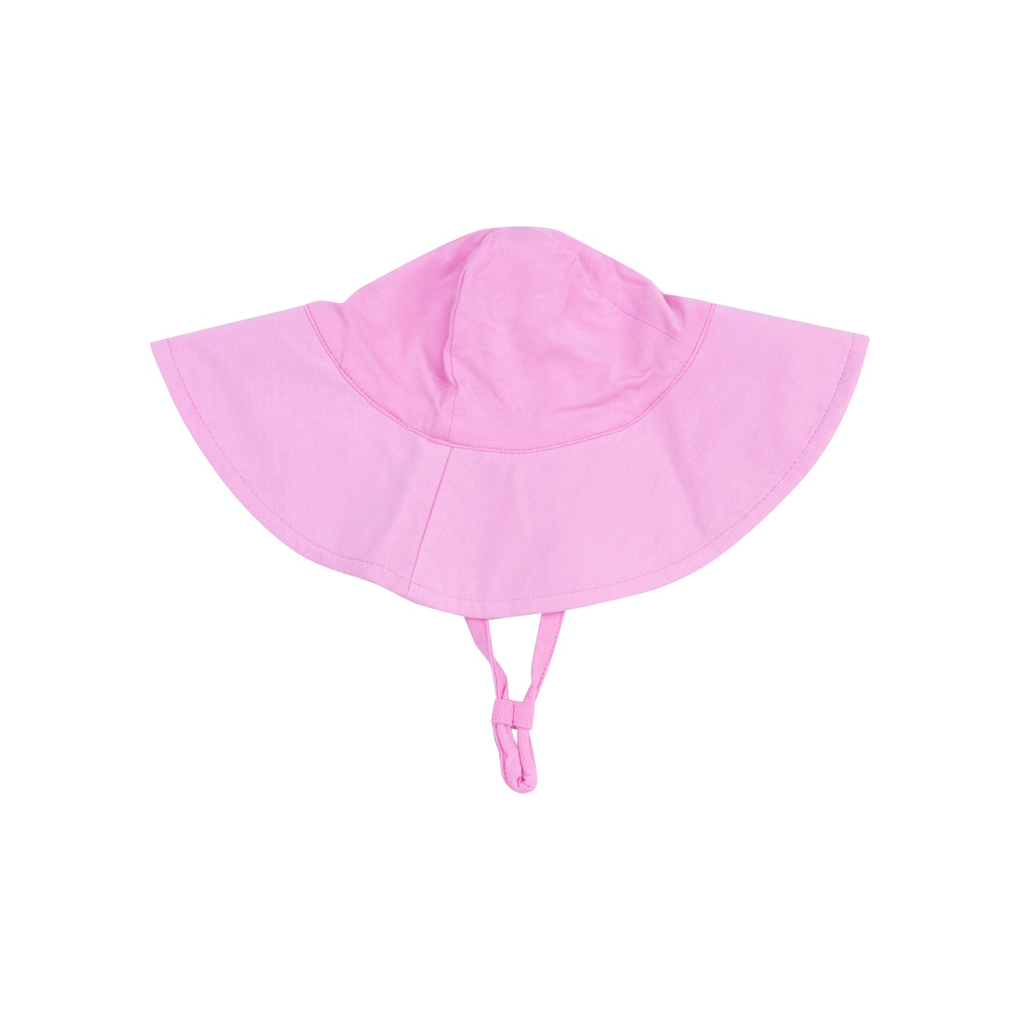 Wide Brim Sunhat - Solid Fuchsia Pink-Angel Dear