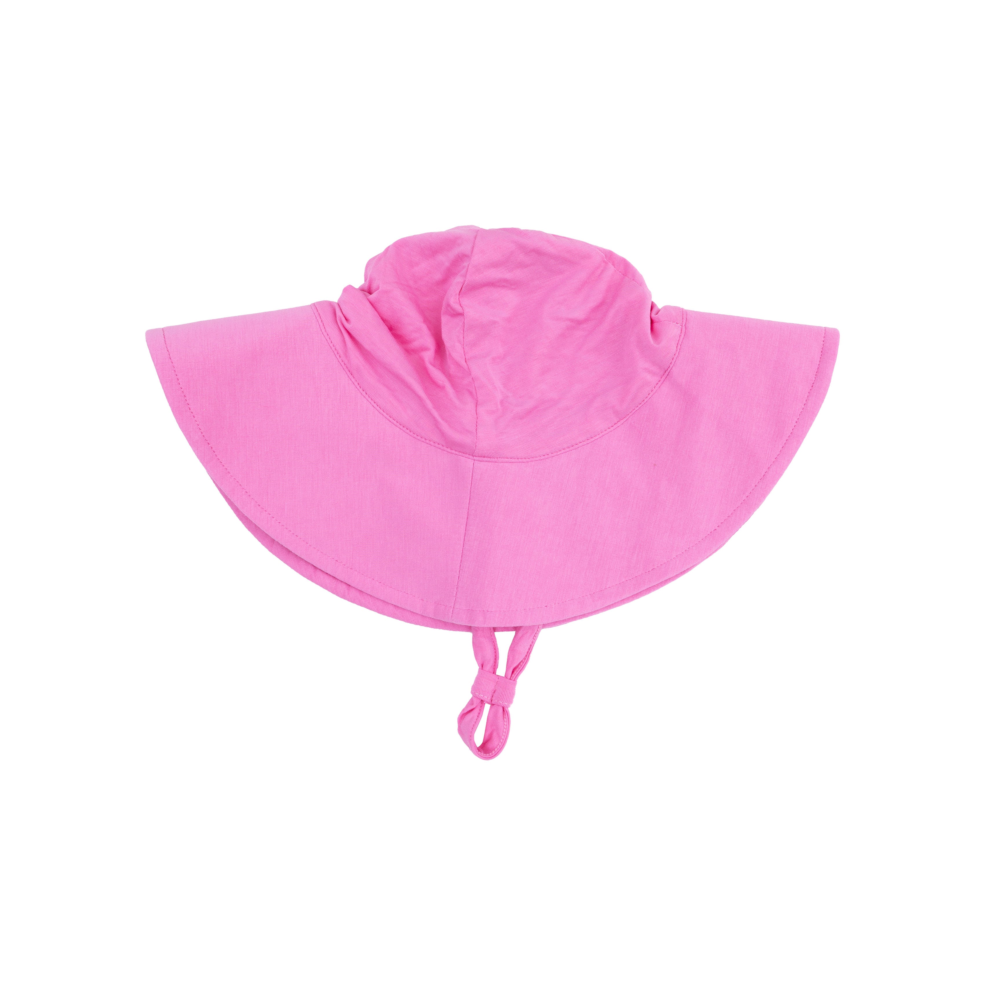 Wide Brim Sunhat - Solid Strawberry Moon-Angel Dear