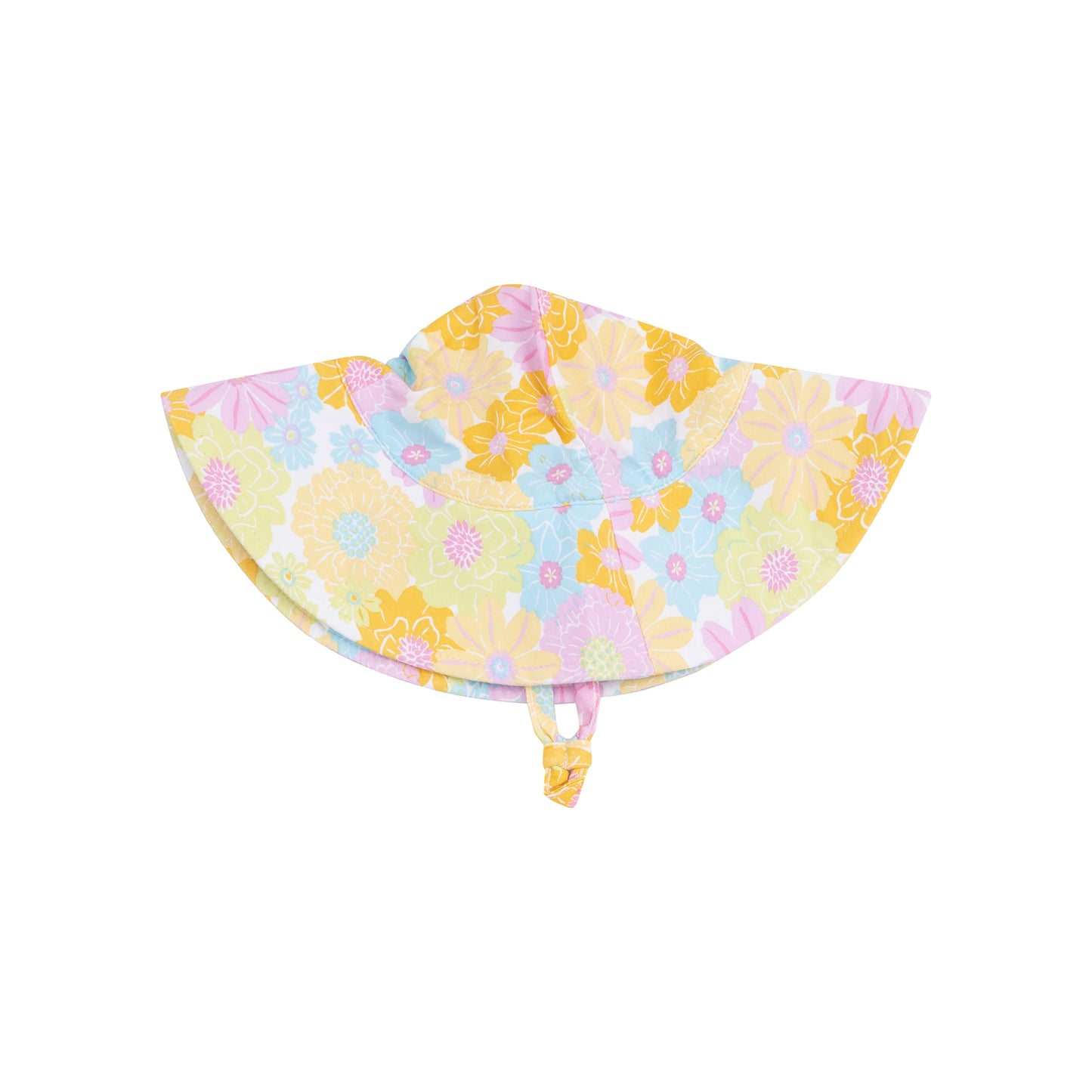 Wide Brim Sunhat - Sunny Dahlias-Angel Dear