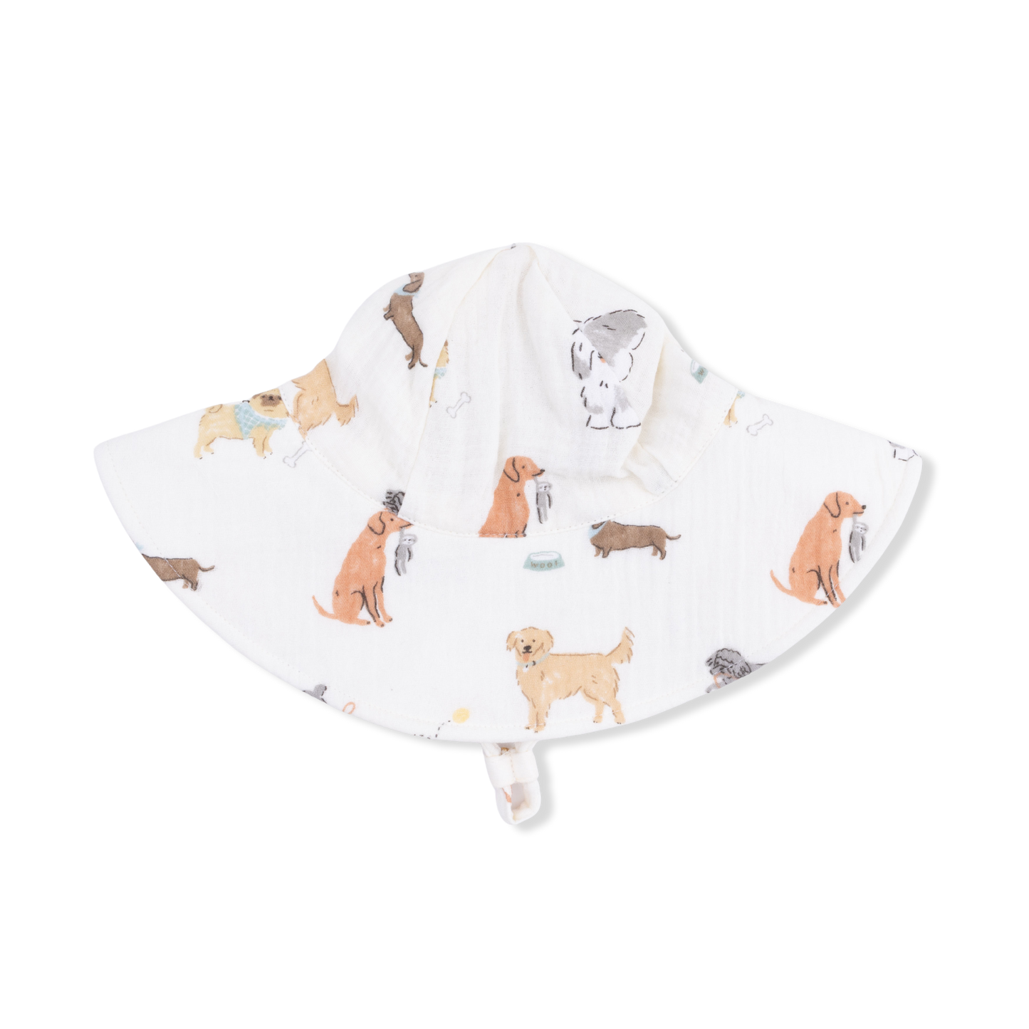 Awesome Dogs - Wide Brim Sun Hat-Angel Dear