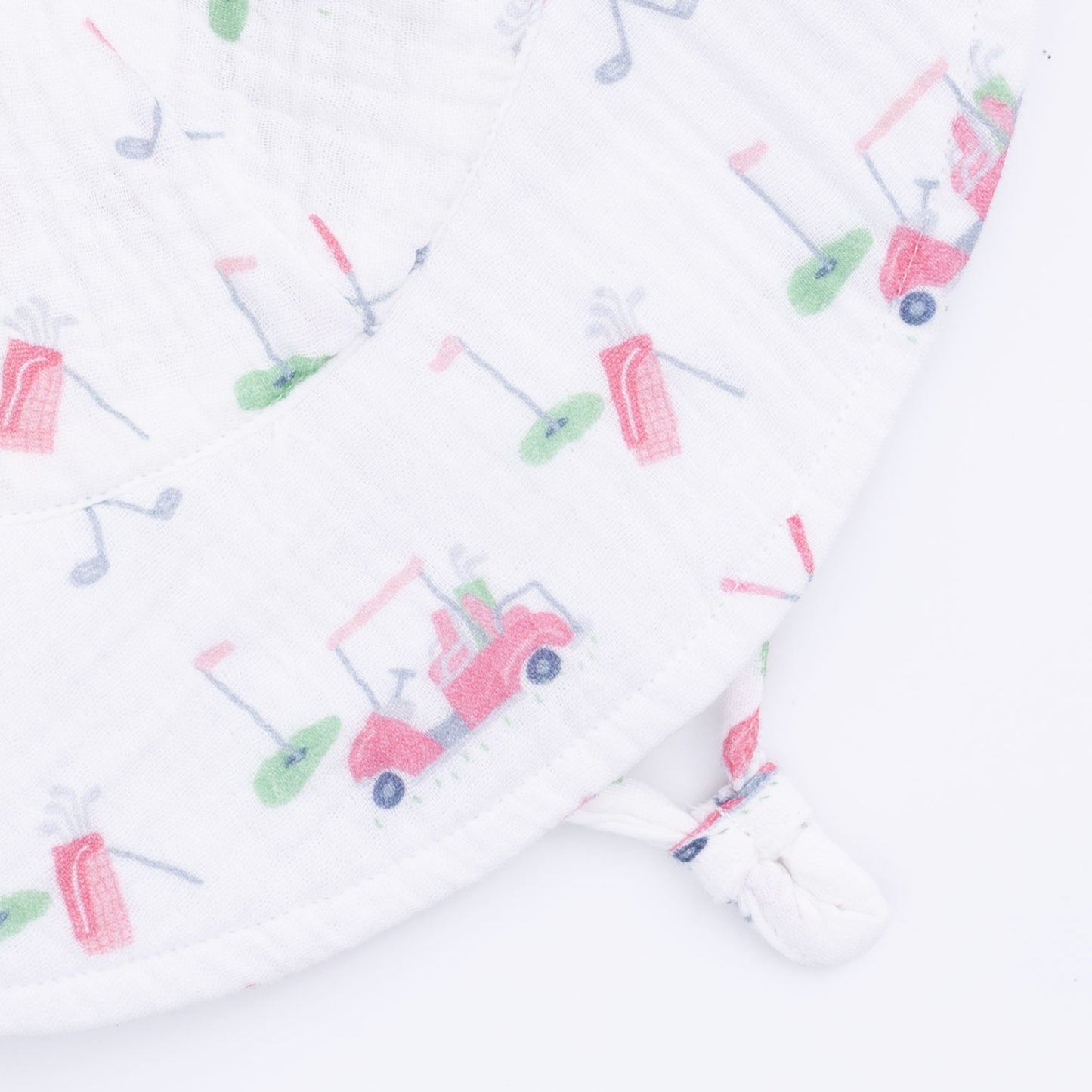 Baby Golf Carts Pink - Wide Brim Sun Hat