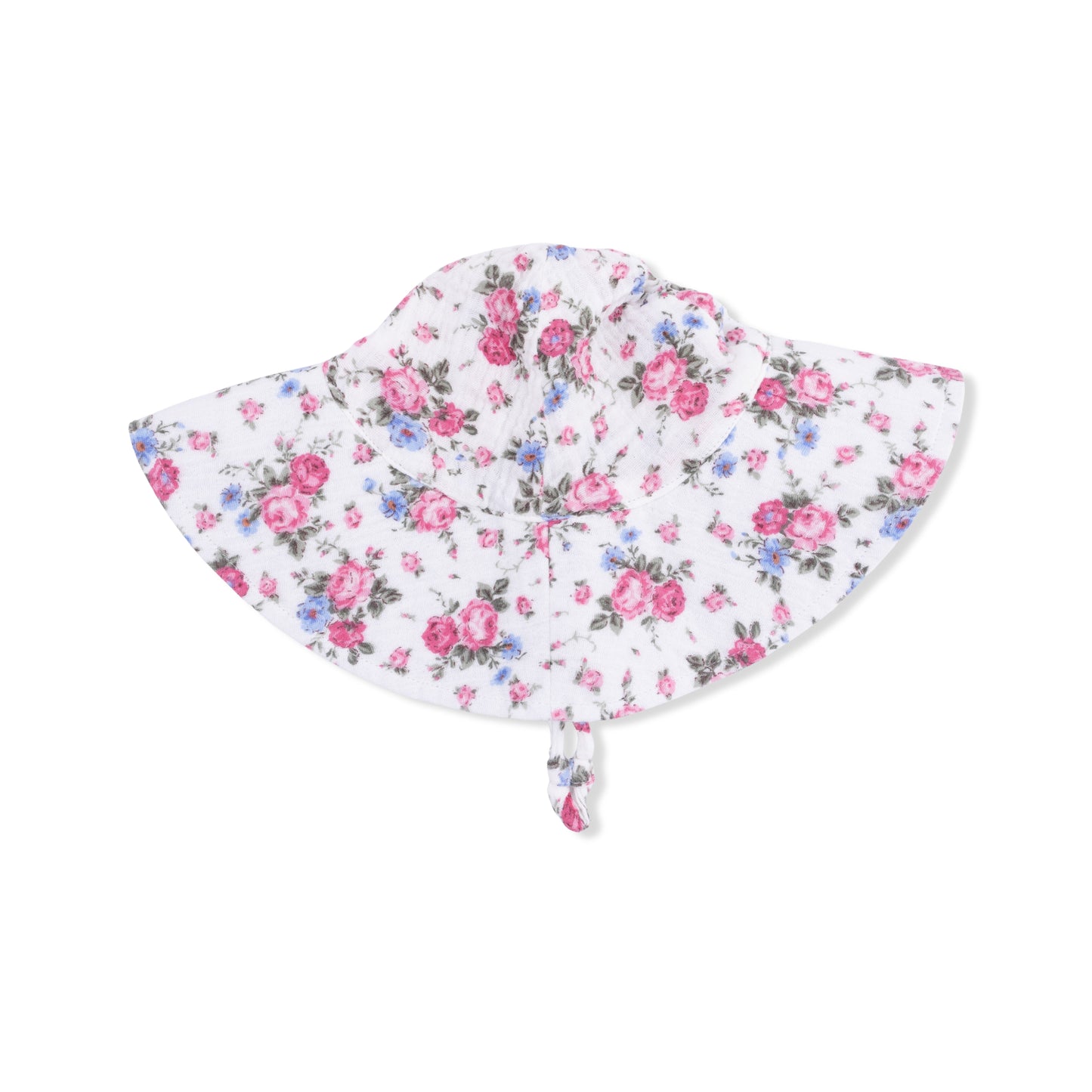 Cabbage Roses - Wide Brim Sun Hat-Angel Dear