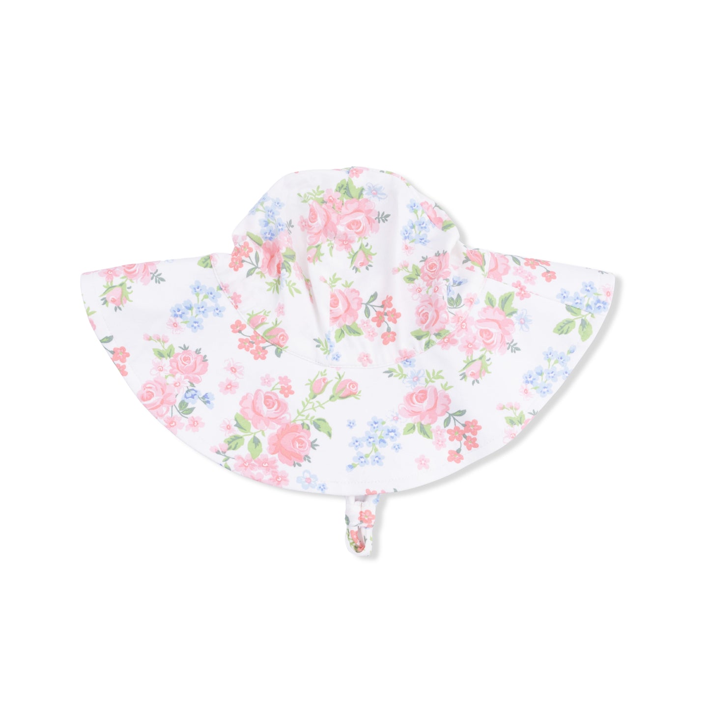 Cute Little Roses - Wide Brim Sun Hat-Angel Dear