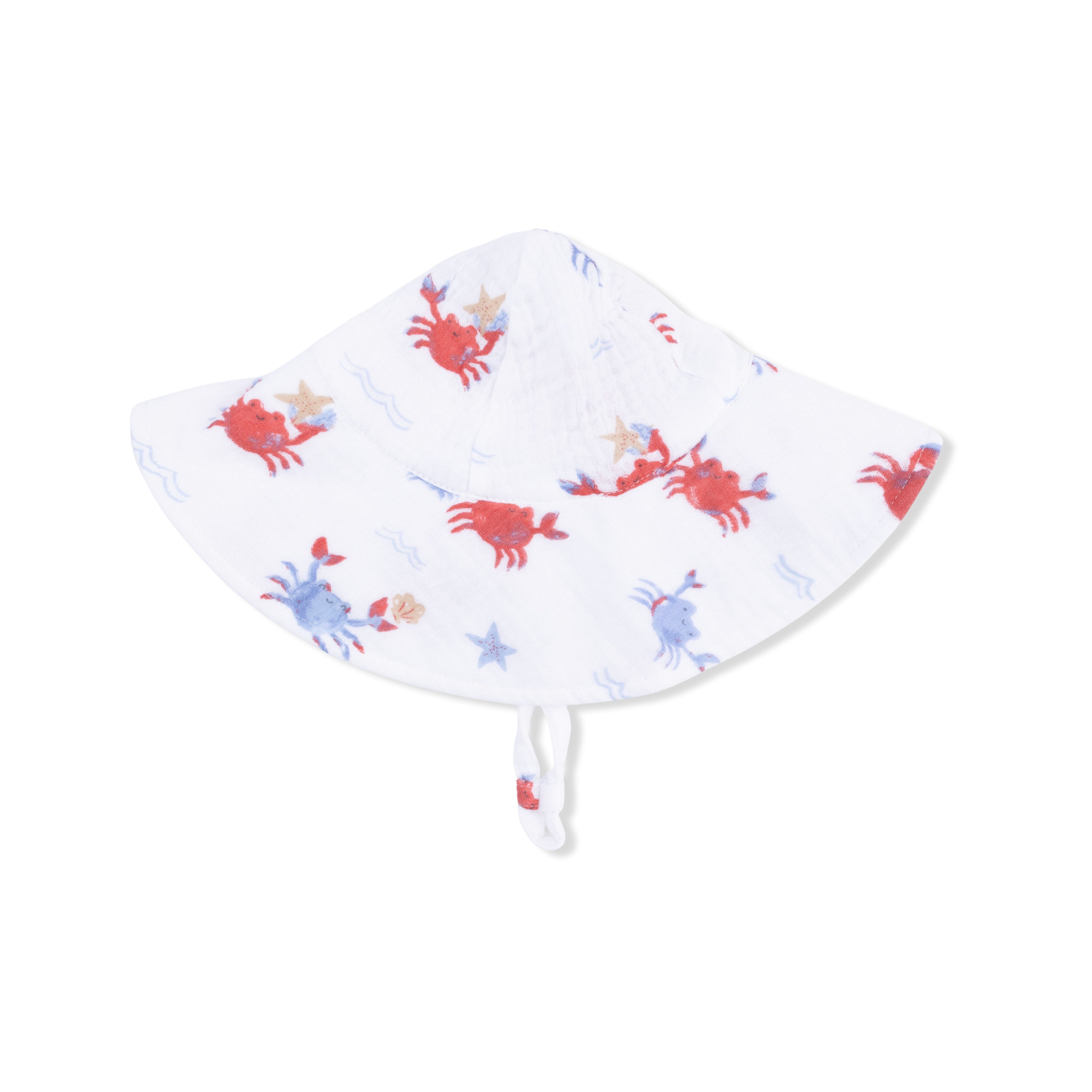 Crayon Crabs - Wide Brim Sun Hat-Angel Dear
