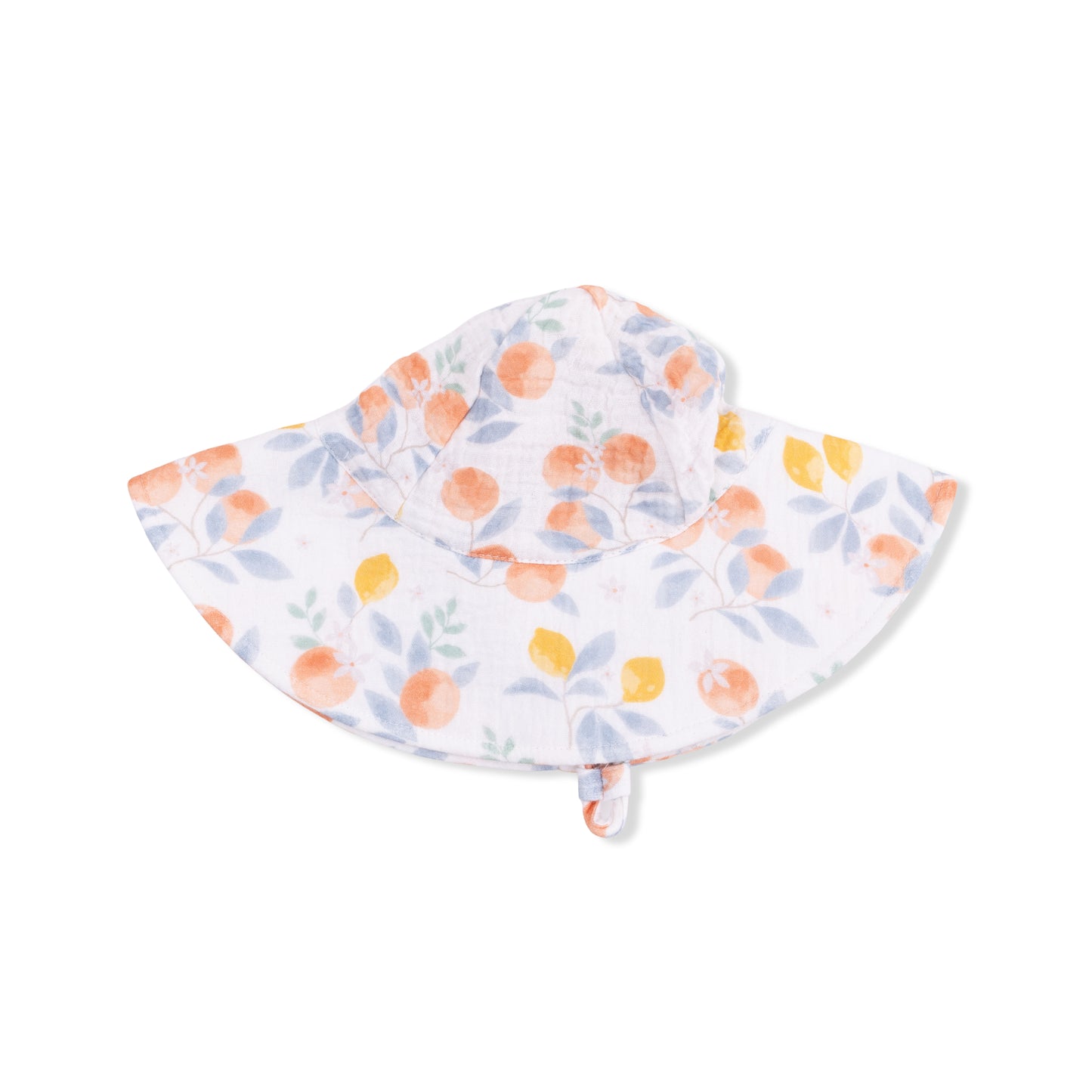 Citrus Floral  - Wide Brim Sun Hat-Angel Dear