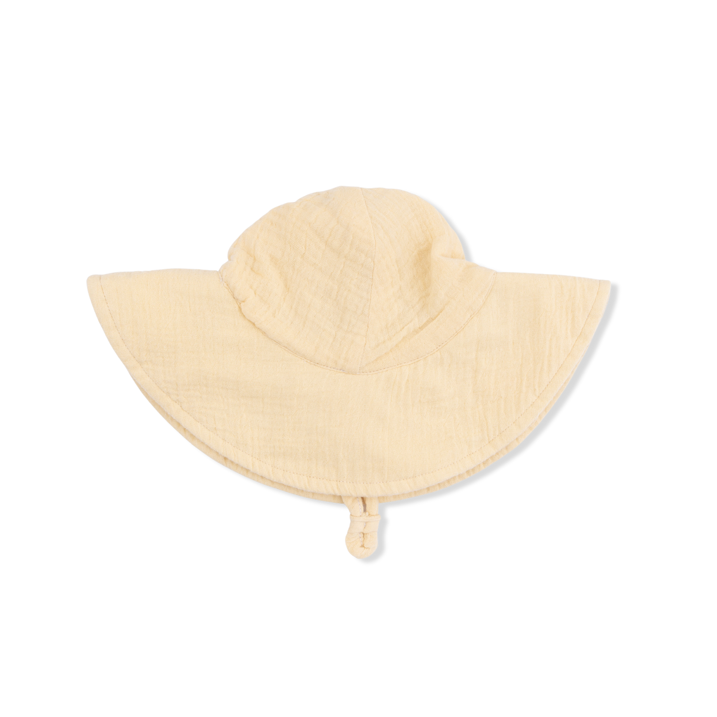 Solid Muslin Italian Straw - Wide Brim Sun Hat-Angel Dear