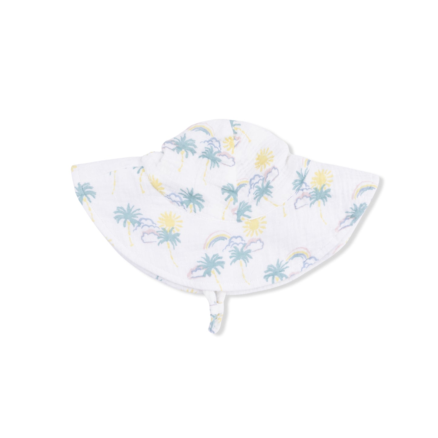 Palm Trees - Wide Brim Sun Hat-Angel Dear