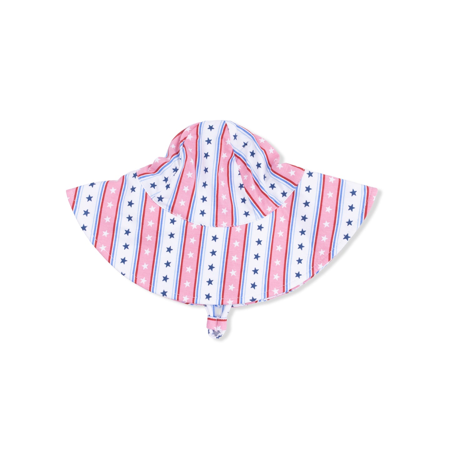 Stars and Stripes - Wide Brim Sun Hat-Angel Dear