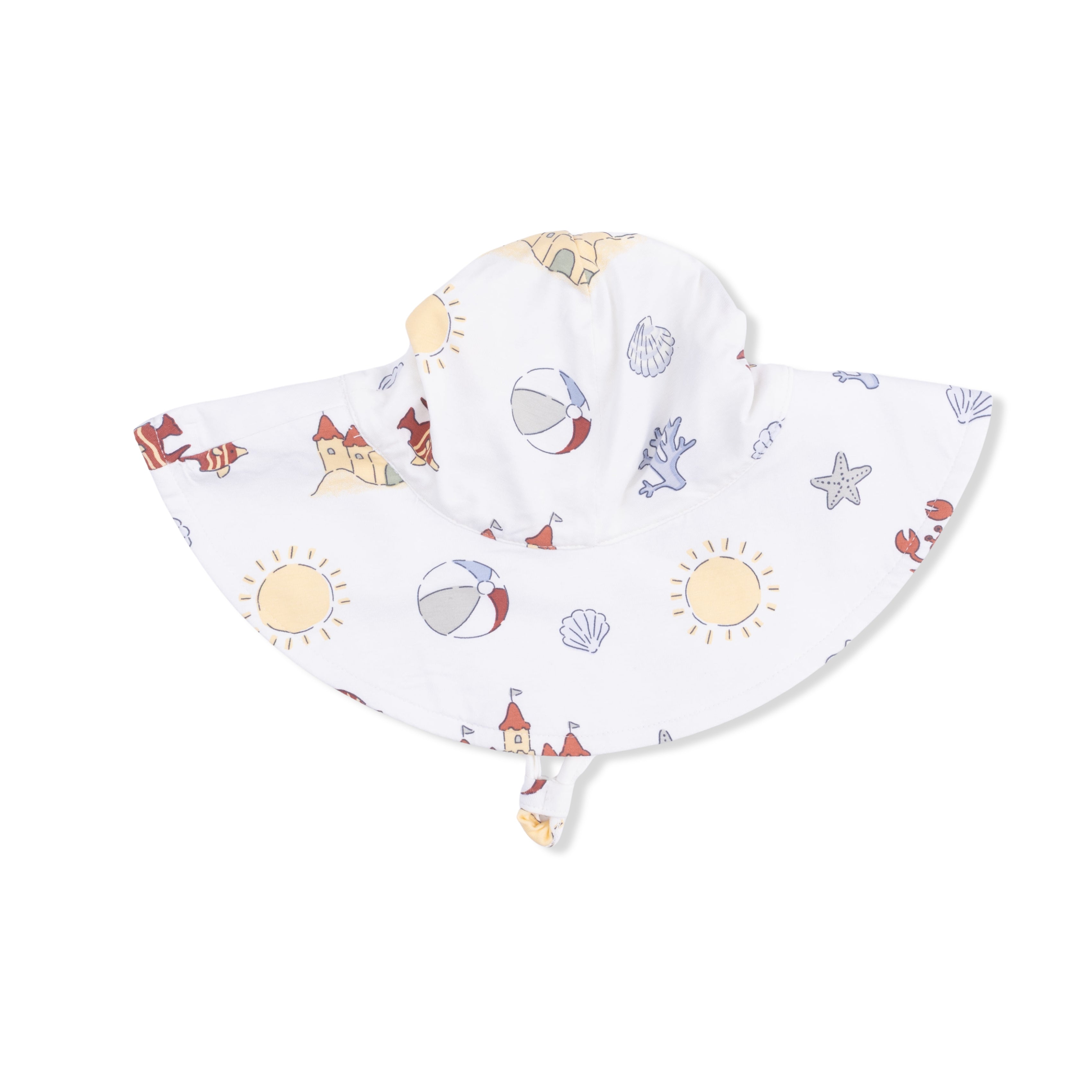 Sunny Sandcastles - Wide Brim Sun Hat-Angel Dear