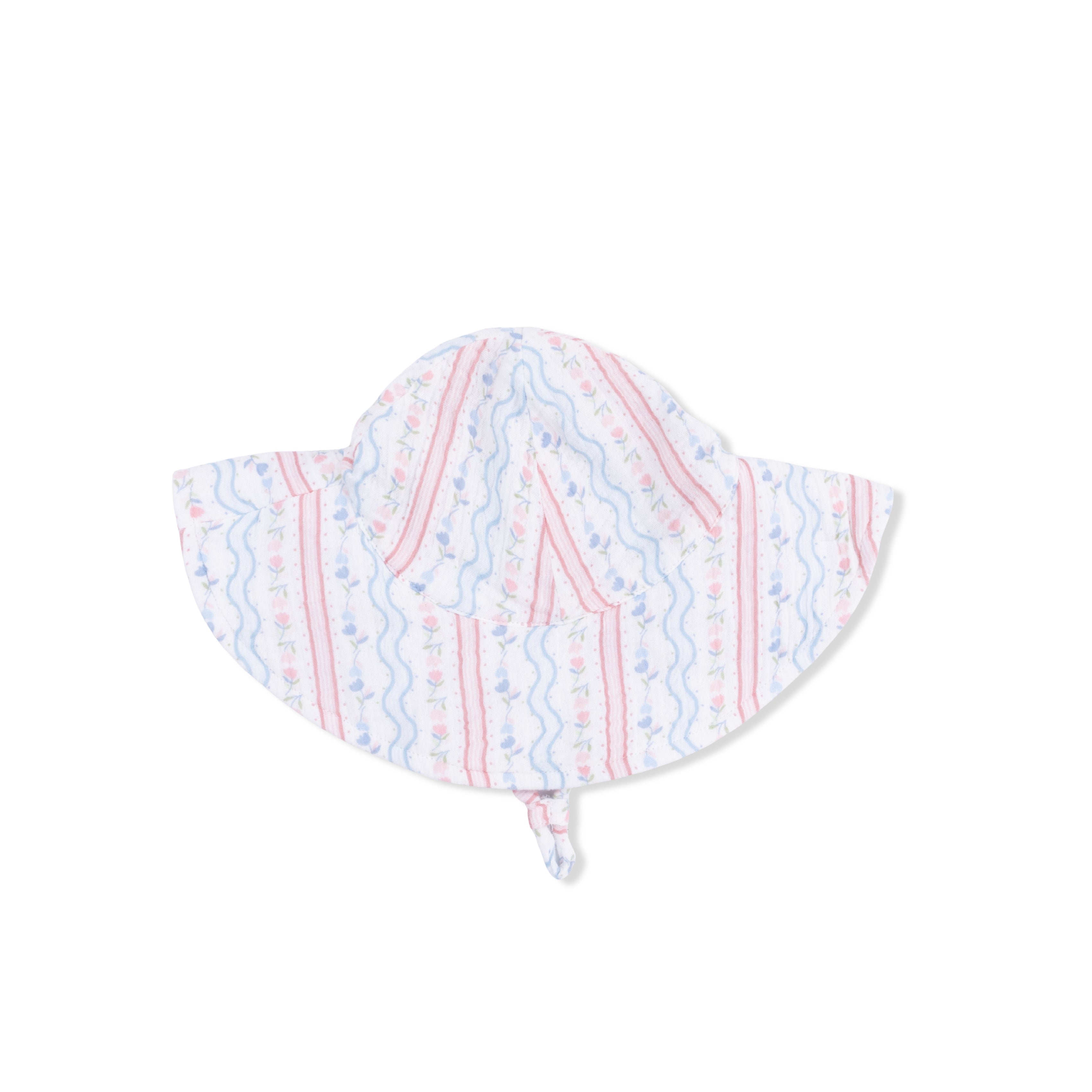 Tulip Stripe - Wide Brim Sun Hat-Angel Dear
