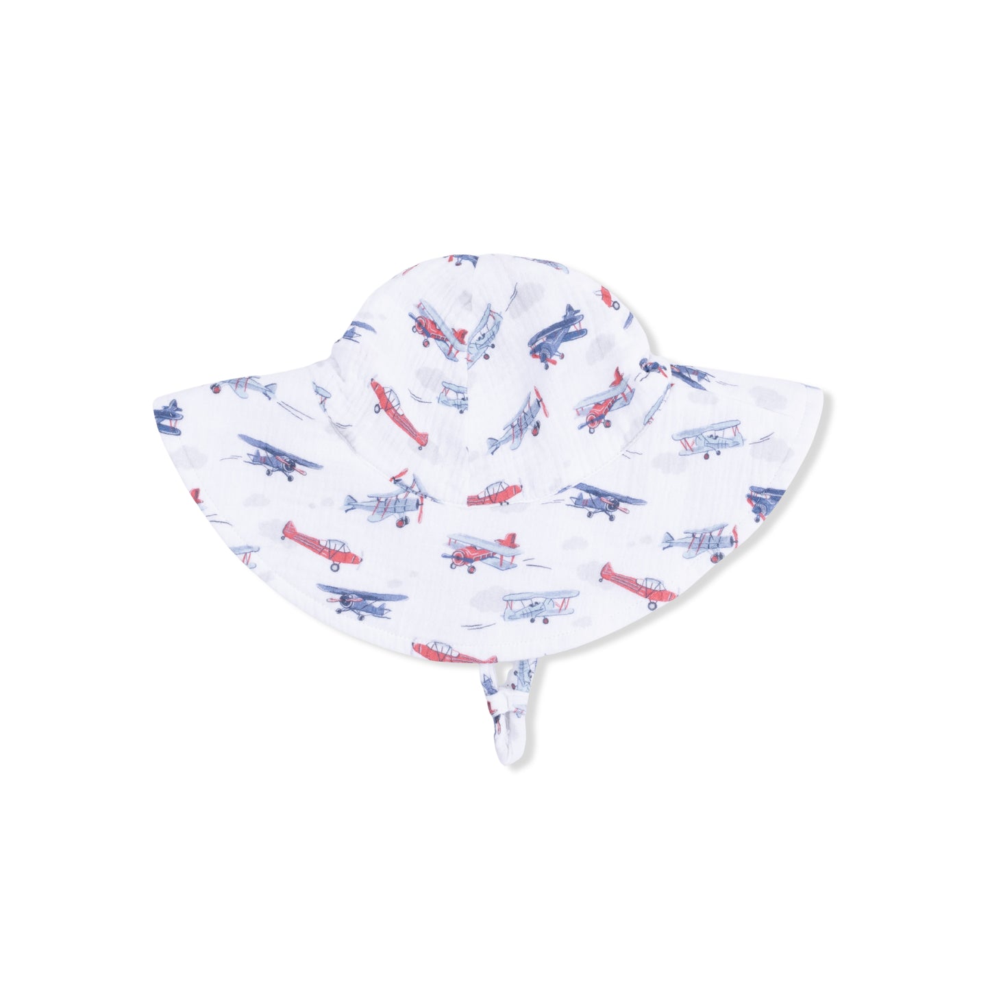 Vintage Planes - Wide Brim Sun Hat-Angel Dear