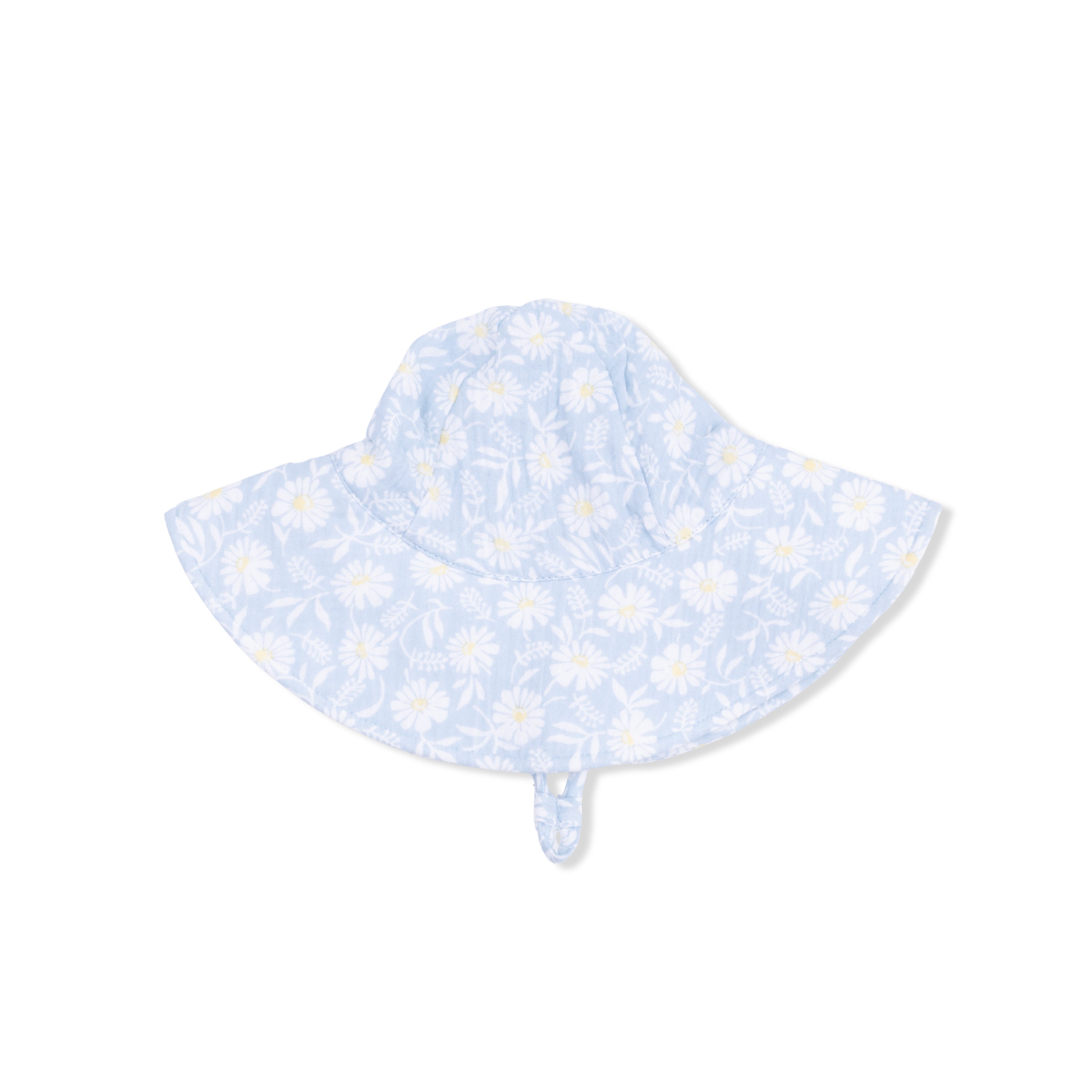 Western Daisies - Wide Brim Sun Hat-Angel Dear