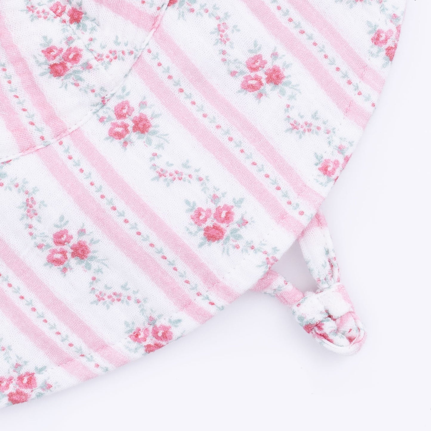 Winding Roses Stripe - Wide Brim Sun Hat