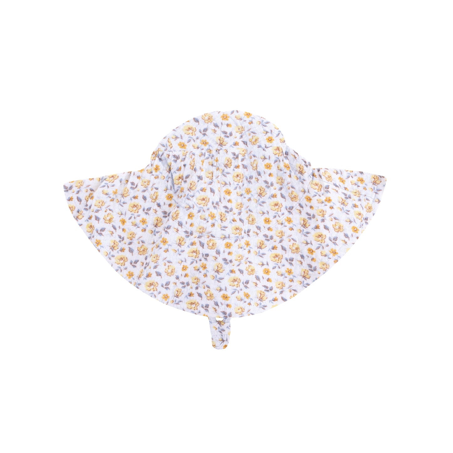 Yellow Country Roses - Wide Brim Sun Hat