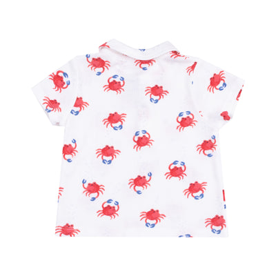 Polo Shirt and Short - Crabby Cuties-Angel Dear