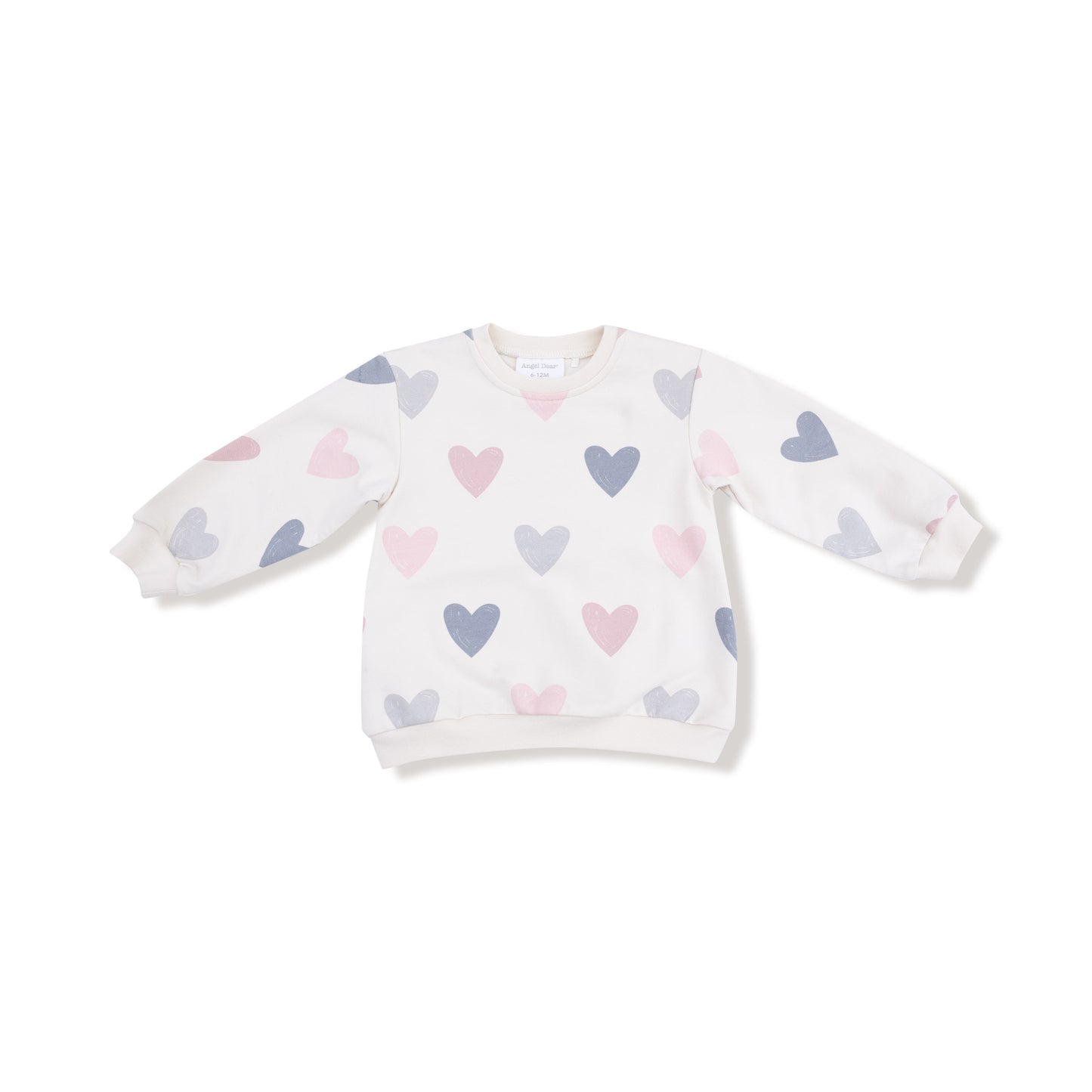 Puffy Long Sleeve Oversized Sweatshirt + Legging in our  Hearts print from Angel Dear